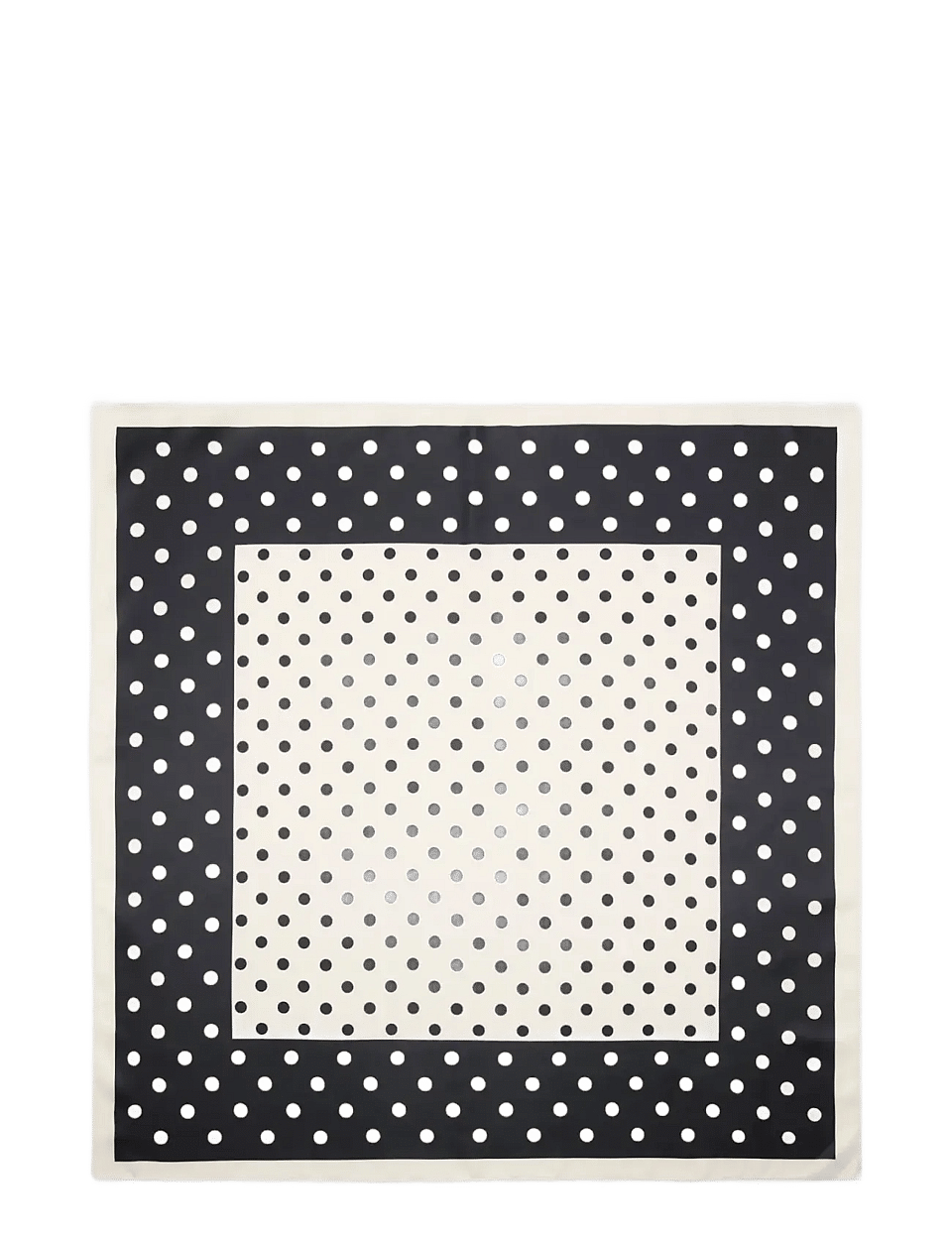 Satin Check-Print Scarf
