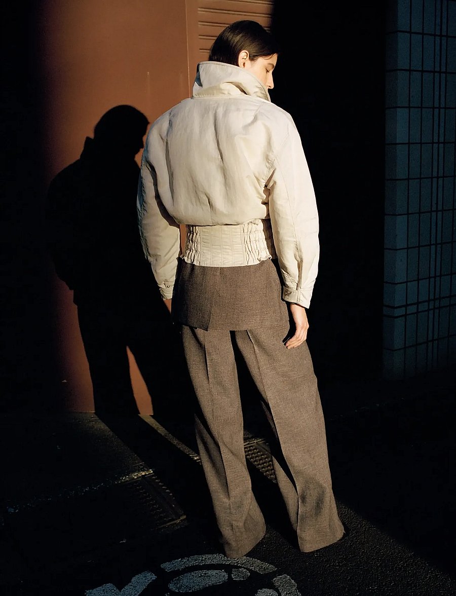 Mango - Oversized jacket with gathered waist - vårjakker - lt pastel grey - 2
