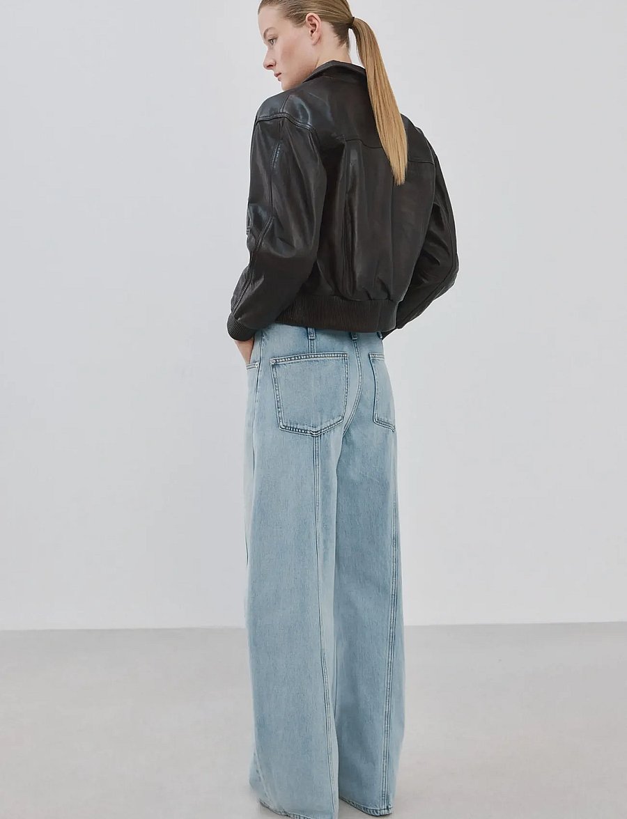 Mango - Balloon seam jeans - barrel jeans - open blue - 2