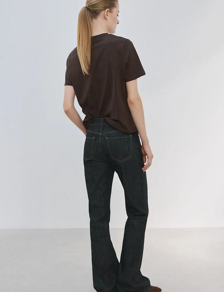 Mango - Printed cotton-blend t-shirt - t-paidat - brown - 3