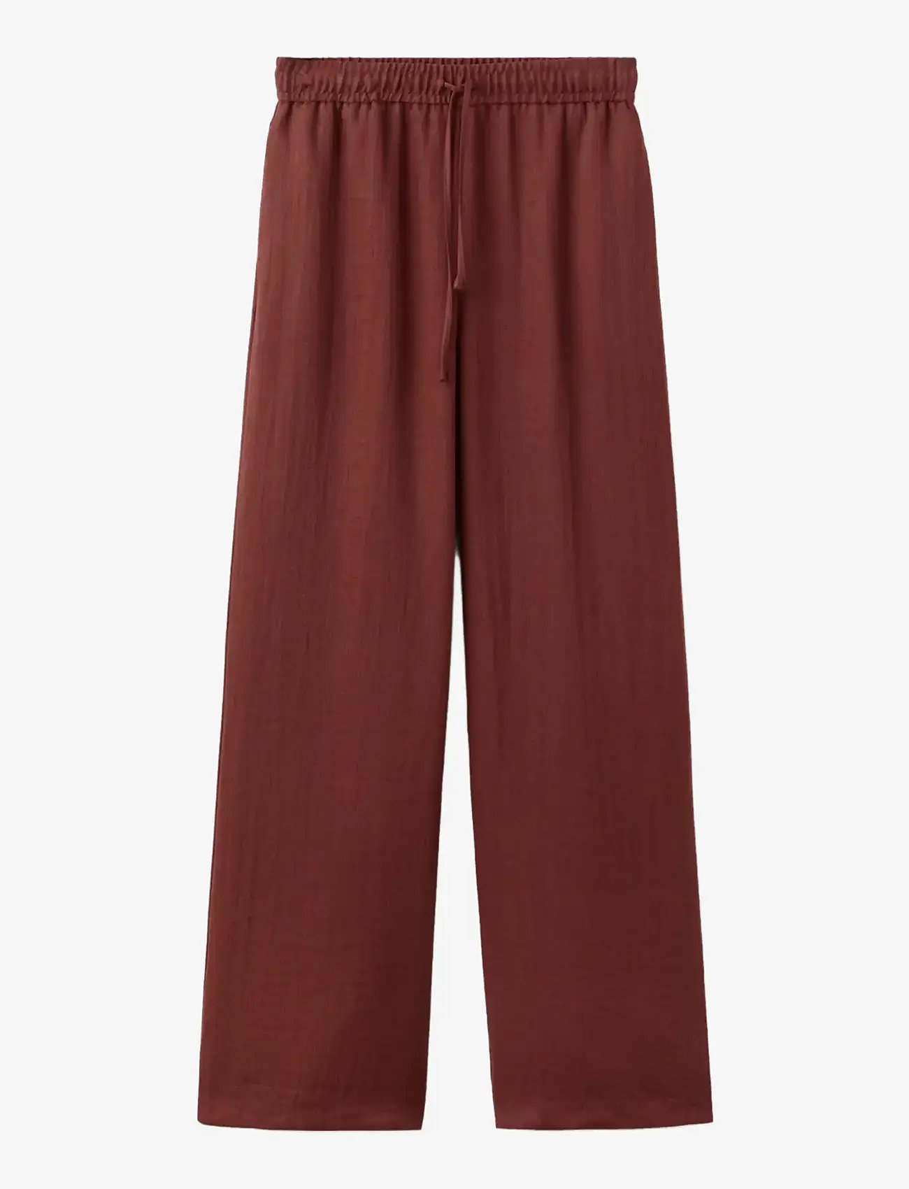 Mango - High-waist palazzo trousers - bukser med brede ben - red - 1
