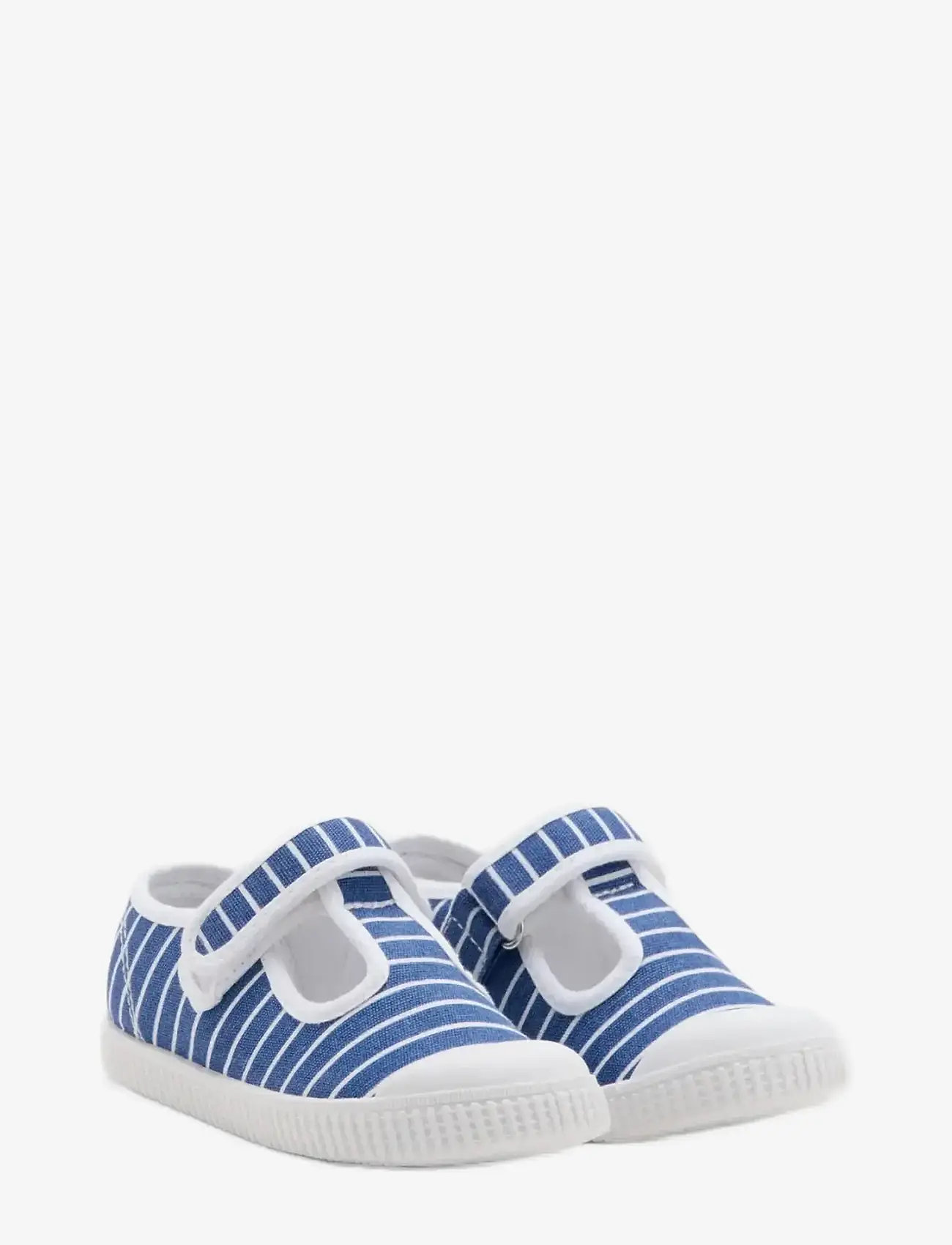 Mango - Velcro stripe sneakers - medium blue - 1