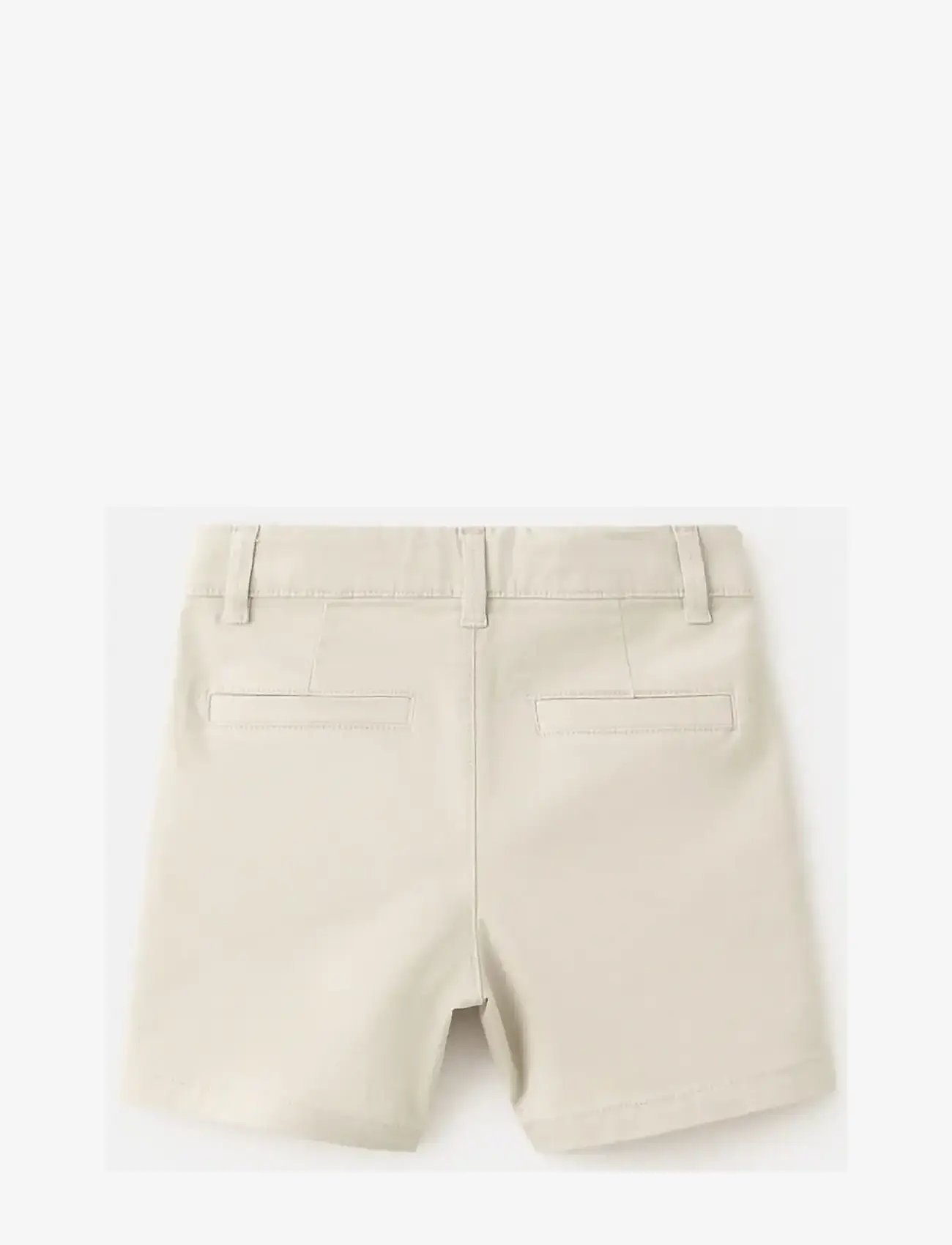 Mango - Straight cotton Bermuda shorts - chino shorts - lt pastel brown - 1