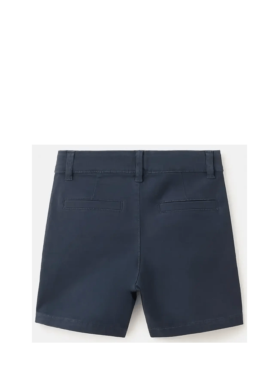 Mango - Straight cotton Bermuda shorts - chino shorts - navy - 1