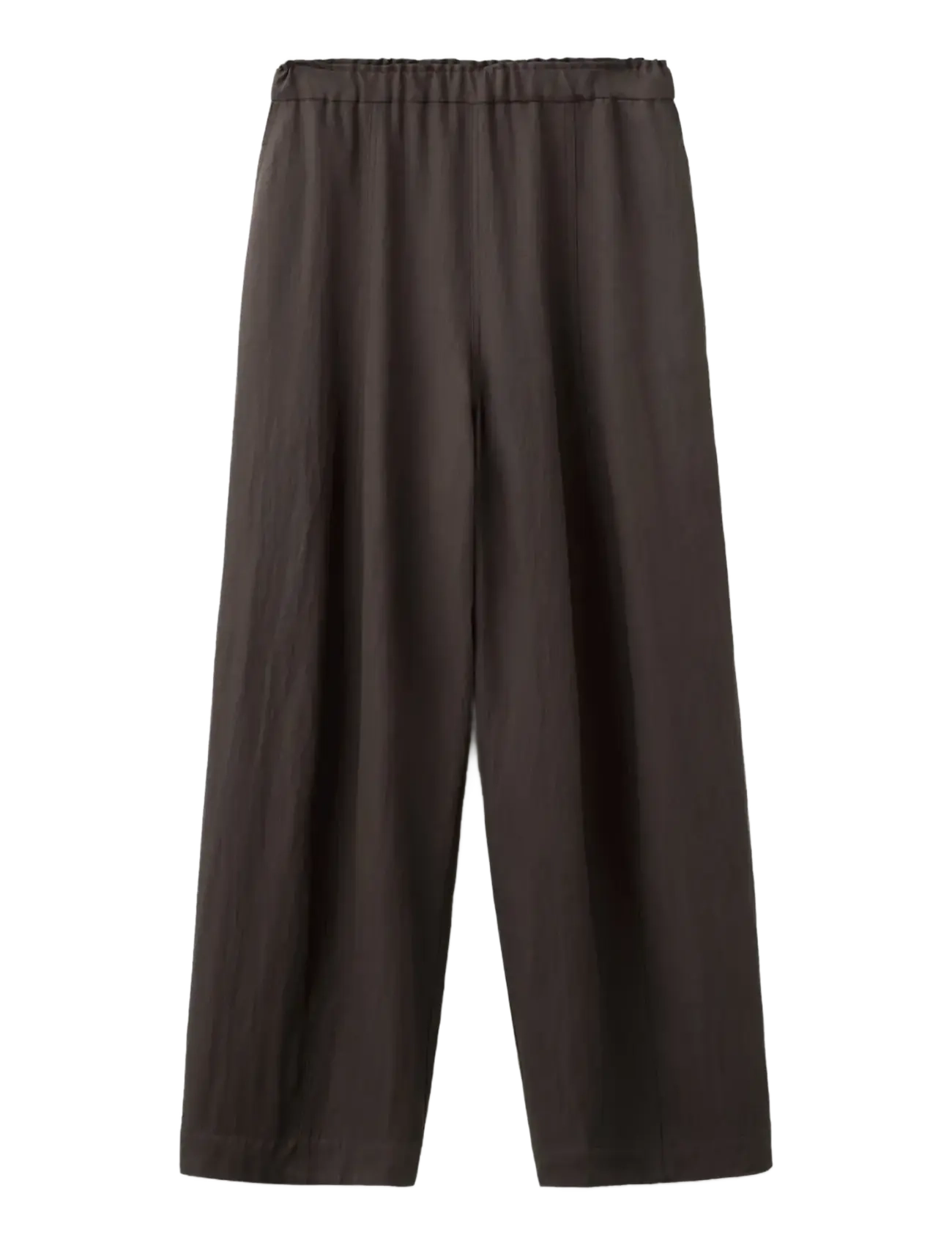 MANGO Mid-Rise Lyocell Hosen Braun - M - Damen