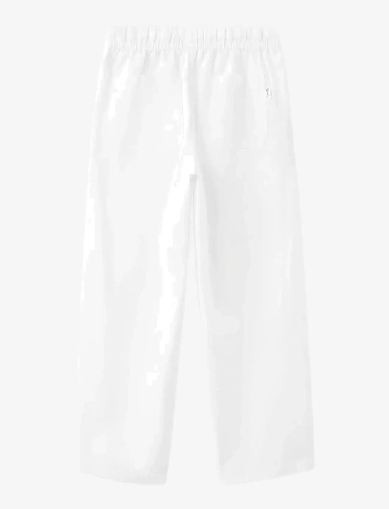 Mango - Cotton linen-blend trousers - byxor - white - 1
