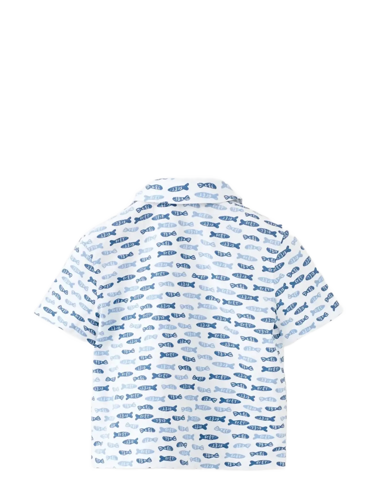 Mango - Printed short-sleeved shirt - kortærmede skjorter - lt-pastel blue - 1