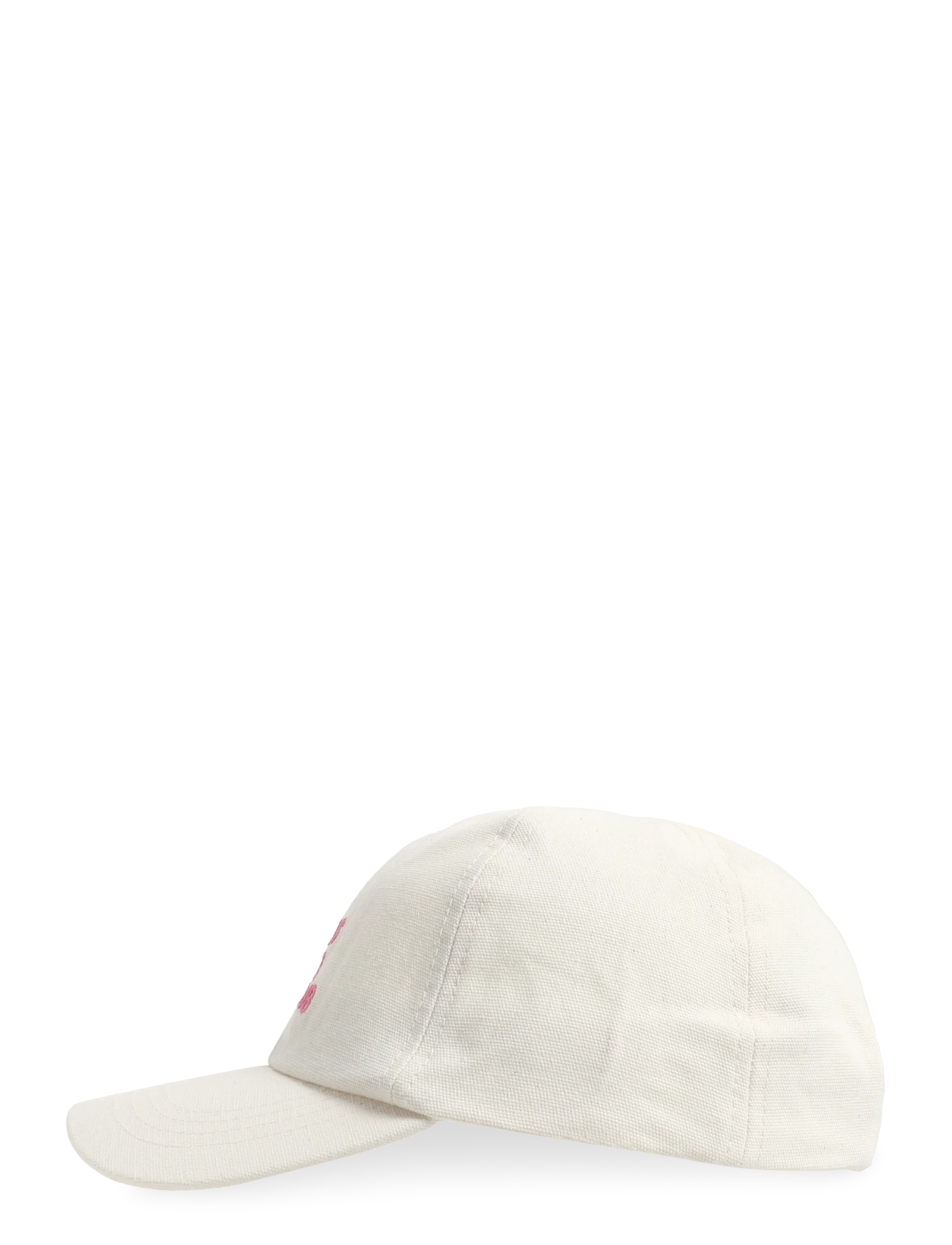 Mango - Embroidered cotton cap - light beige - 2