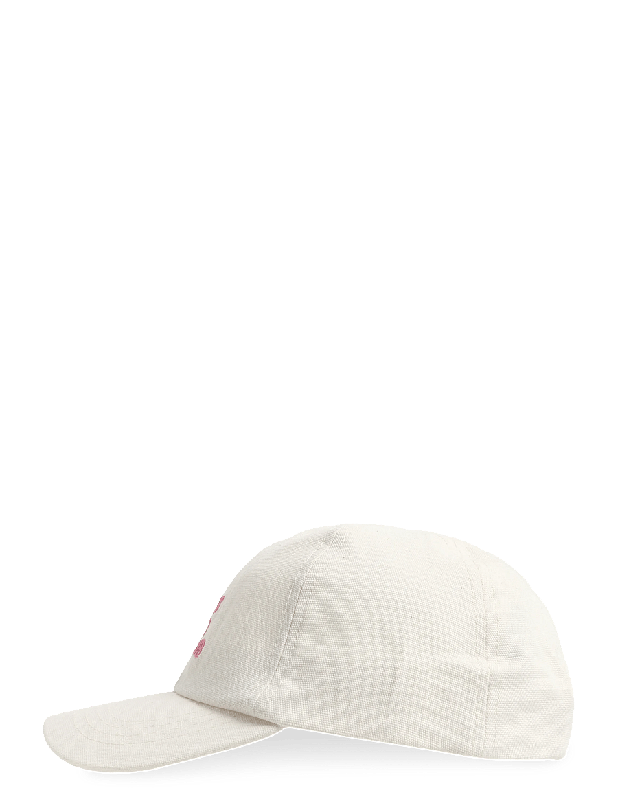 Mango - Embroidered cotton cap - kasketter & caps - light beige - 2