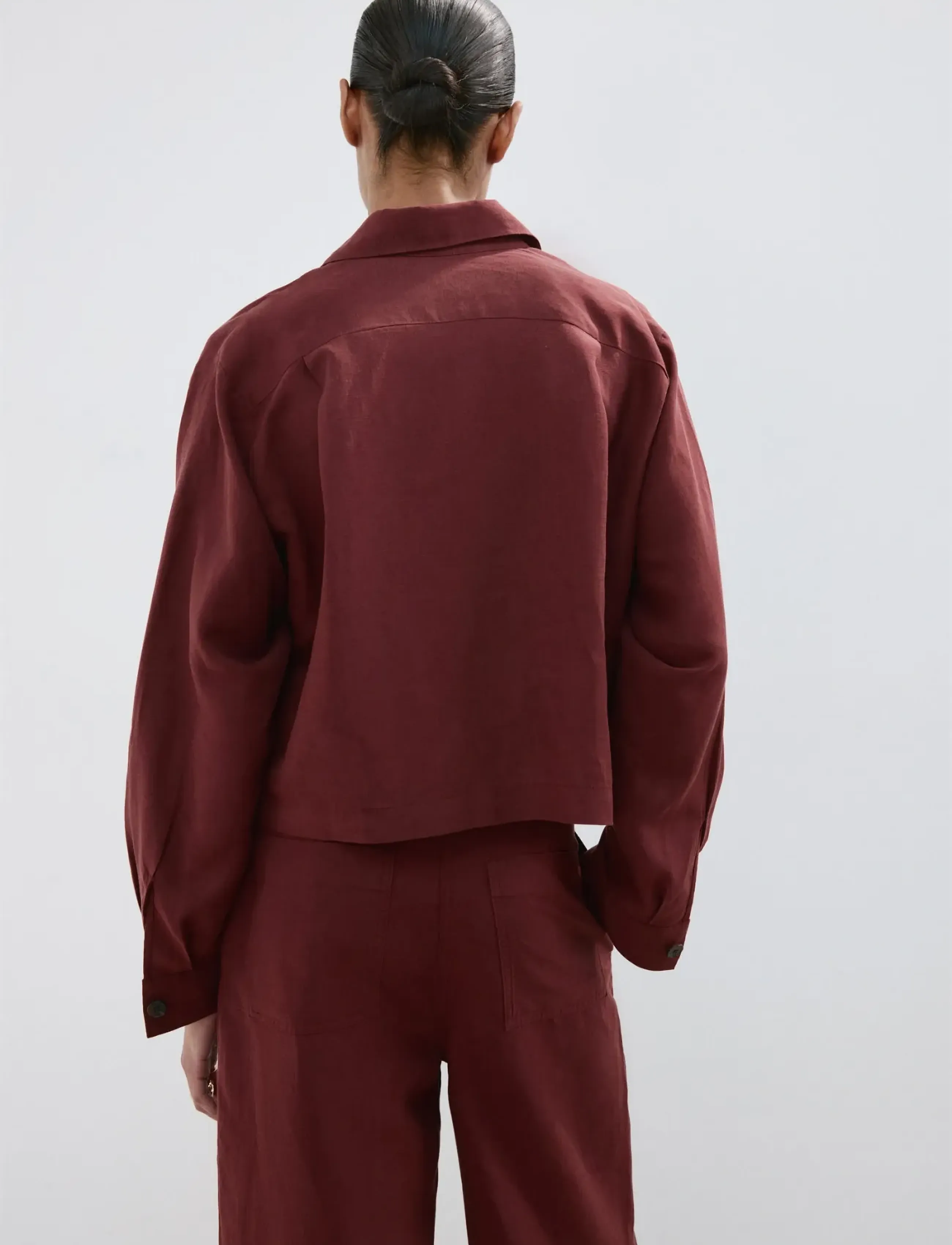 Mango - Pocket lyocell overshirt - skjortejakker - medium orange - 2