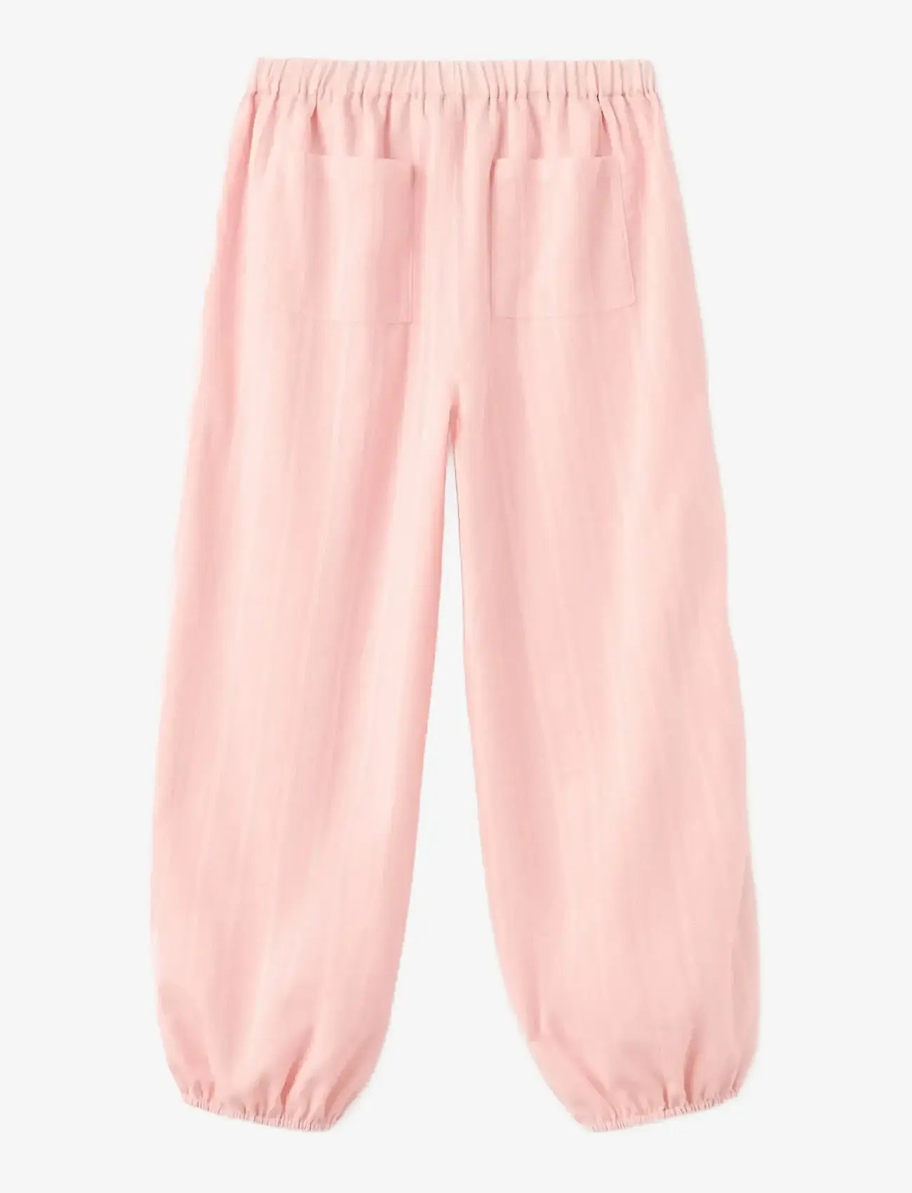 Mango - Baggy trousers with openwork details - bukser - pink - 1