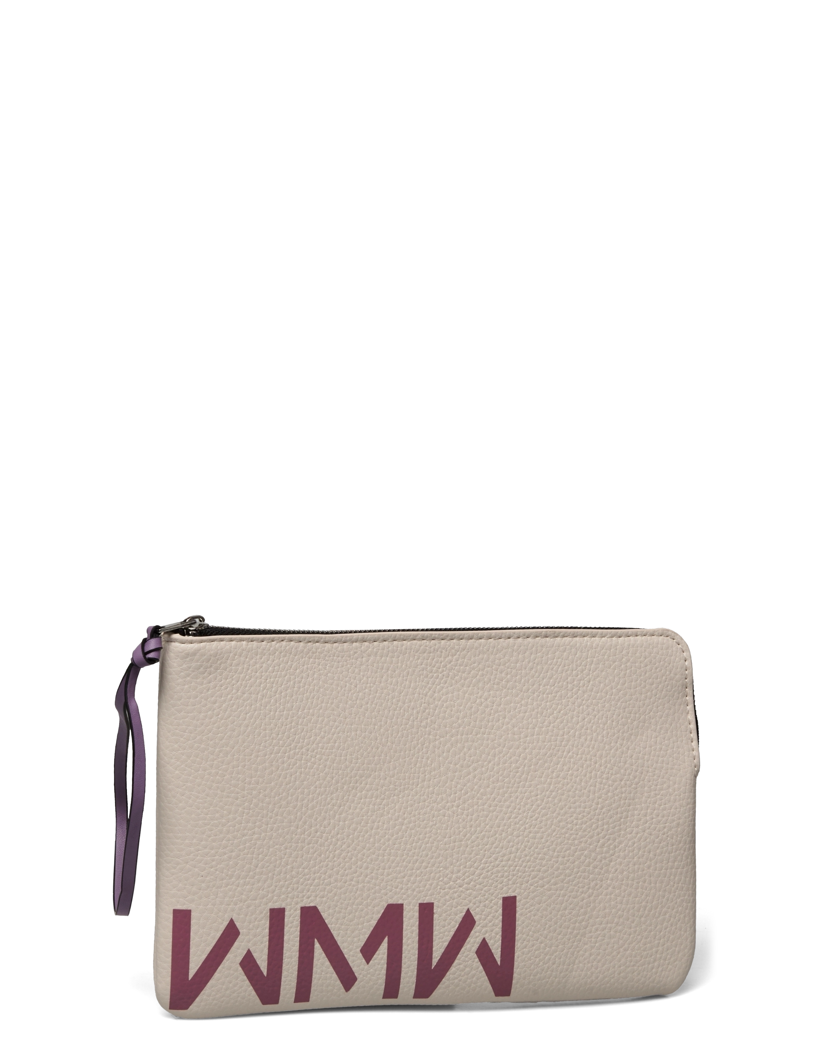 Mango - Zipped toiletry bag with logo - pink - 4
