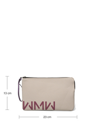 Mango - Zipped toiletry bag with logo - pink - 4