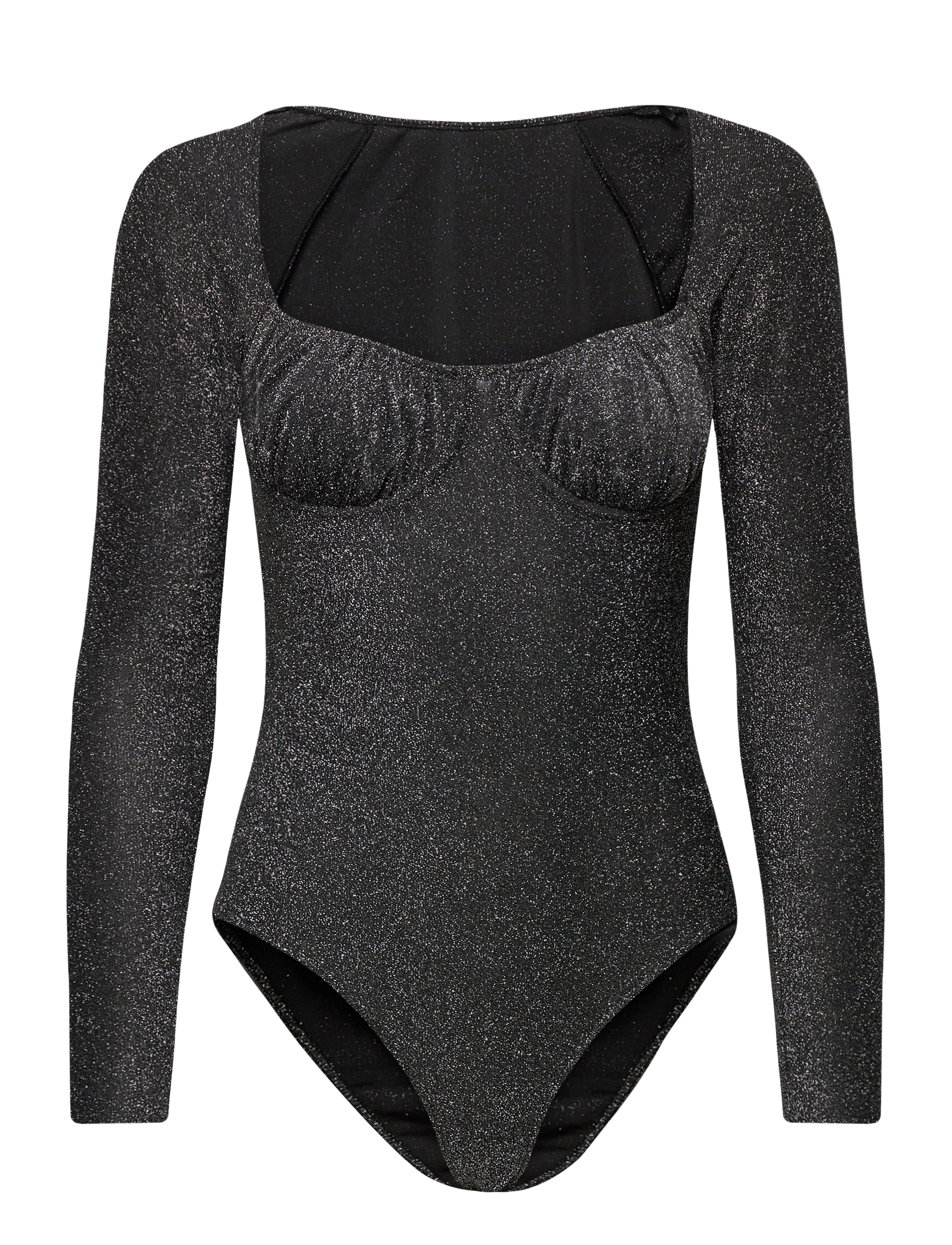 Lurex bra effect bodysui - SILVER