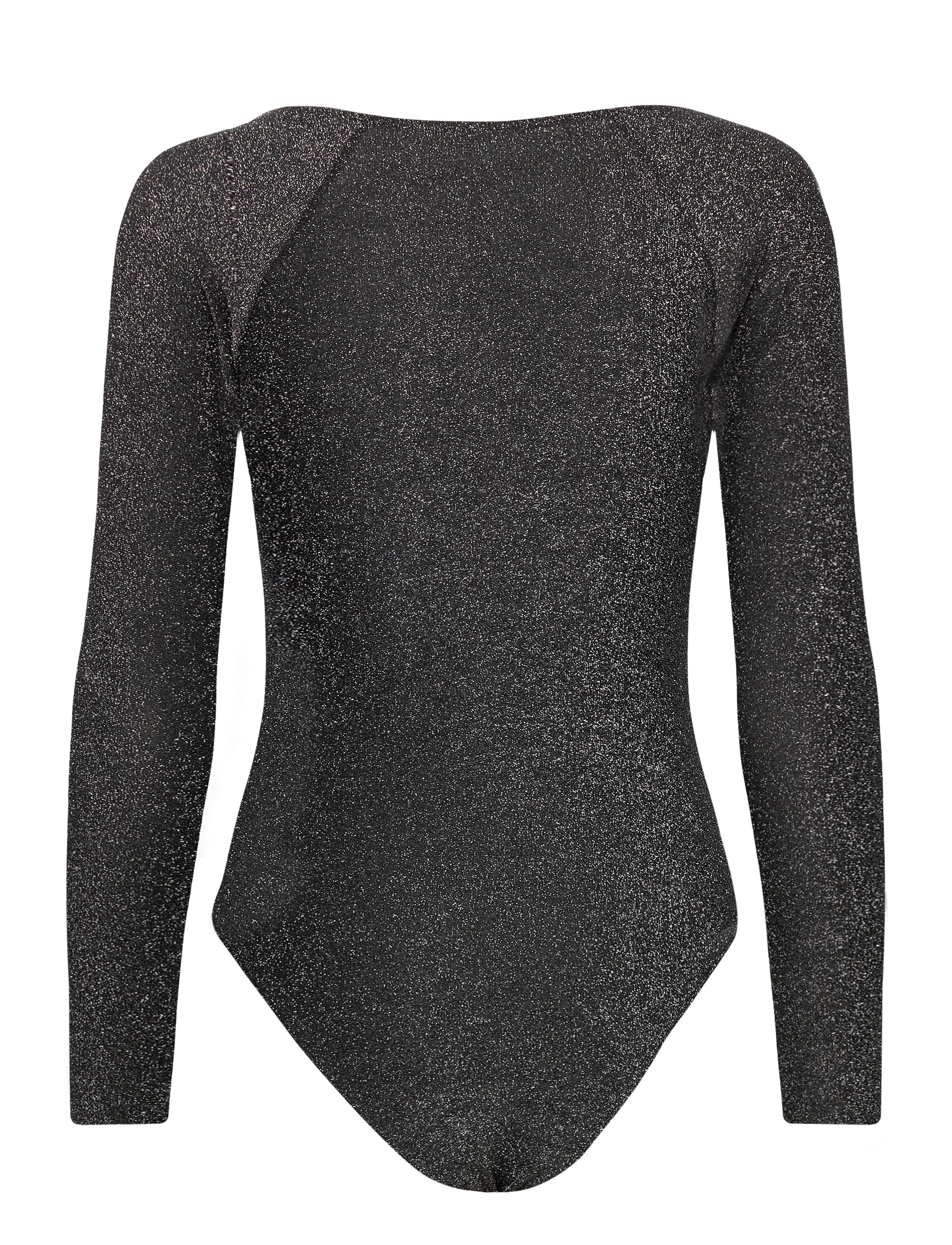 Mango - Lurex bra effect bodysui - silver - 2