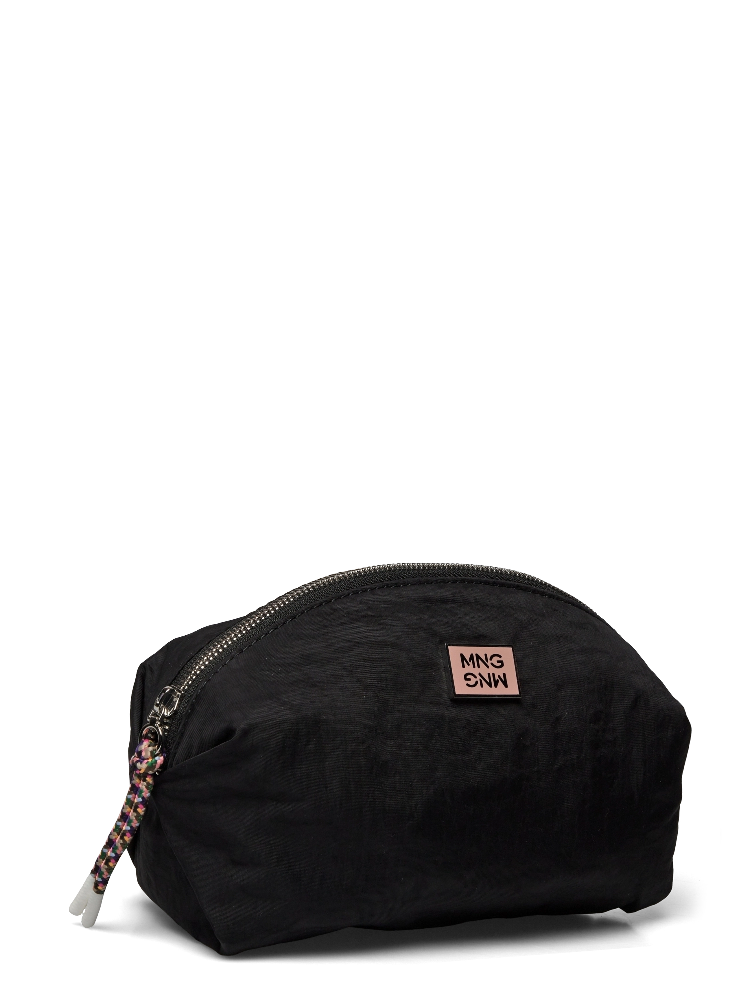 Mango - Zipped toiletry bag with logo - black - 4