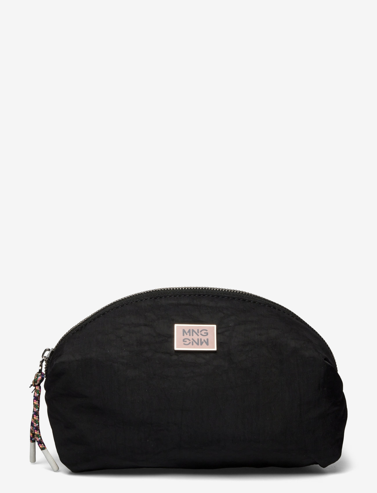 Mango - Zipped toiletry bag with logo - black - 1