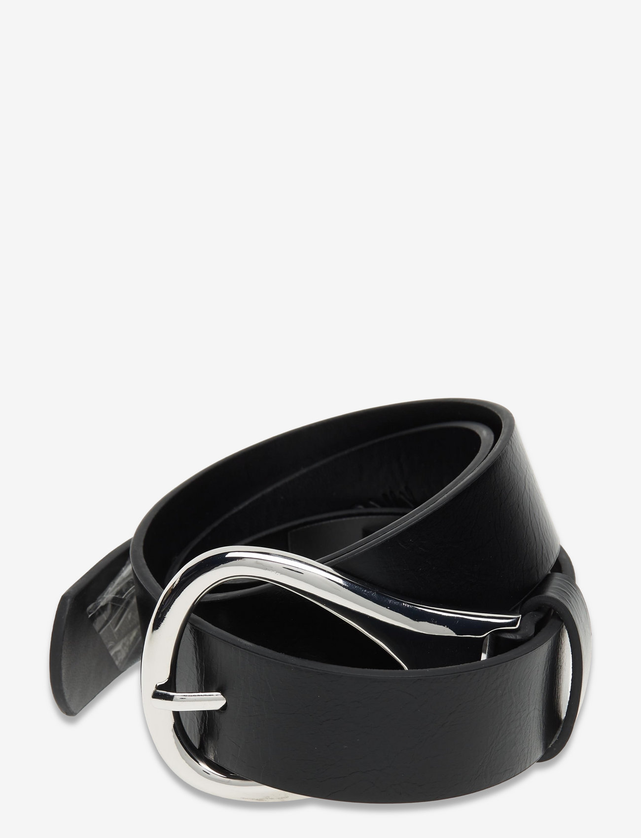 Mango - Metal buckle belt - black - 1