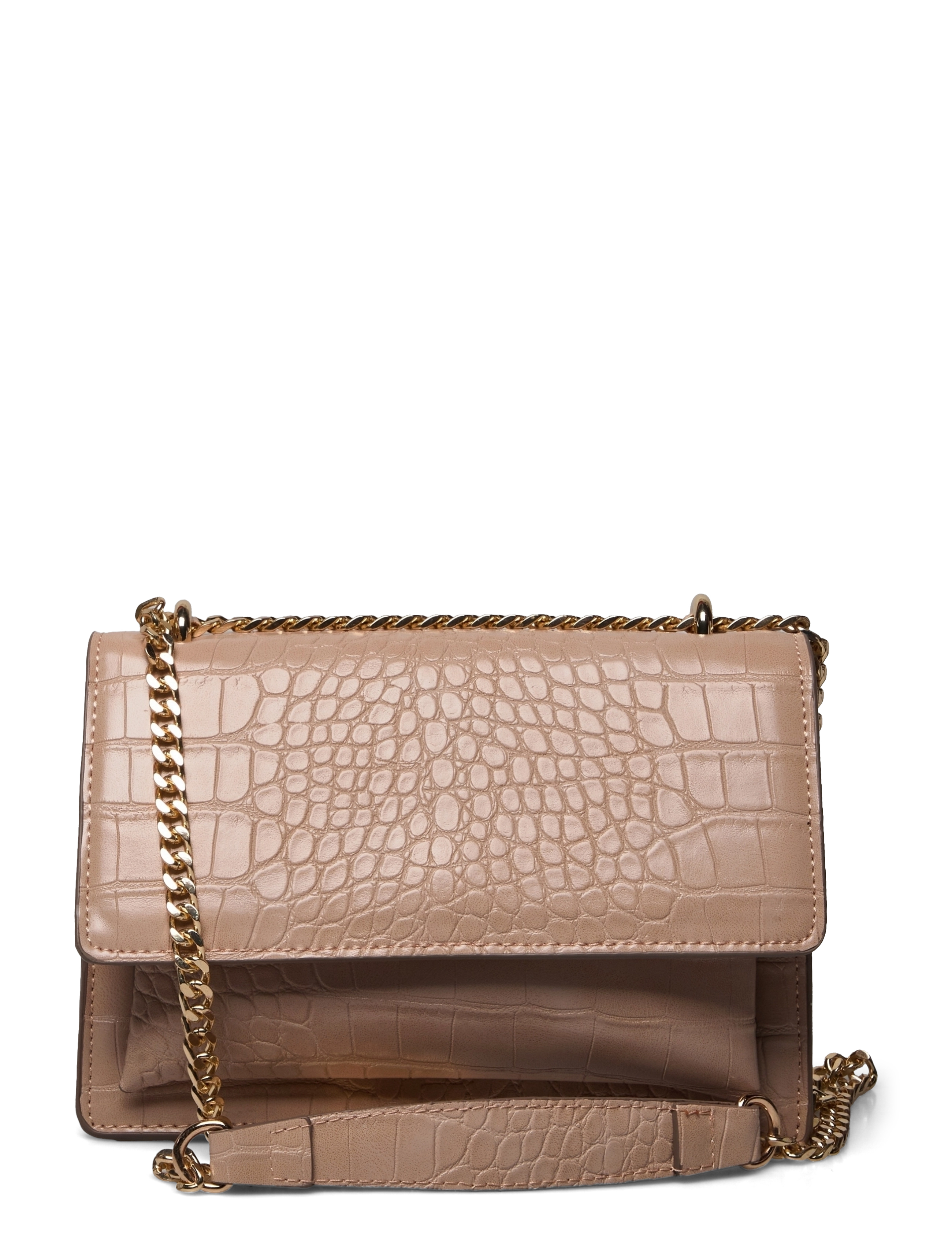Mango - Croco crossbody bag - nude - 0