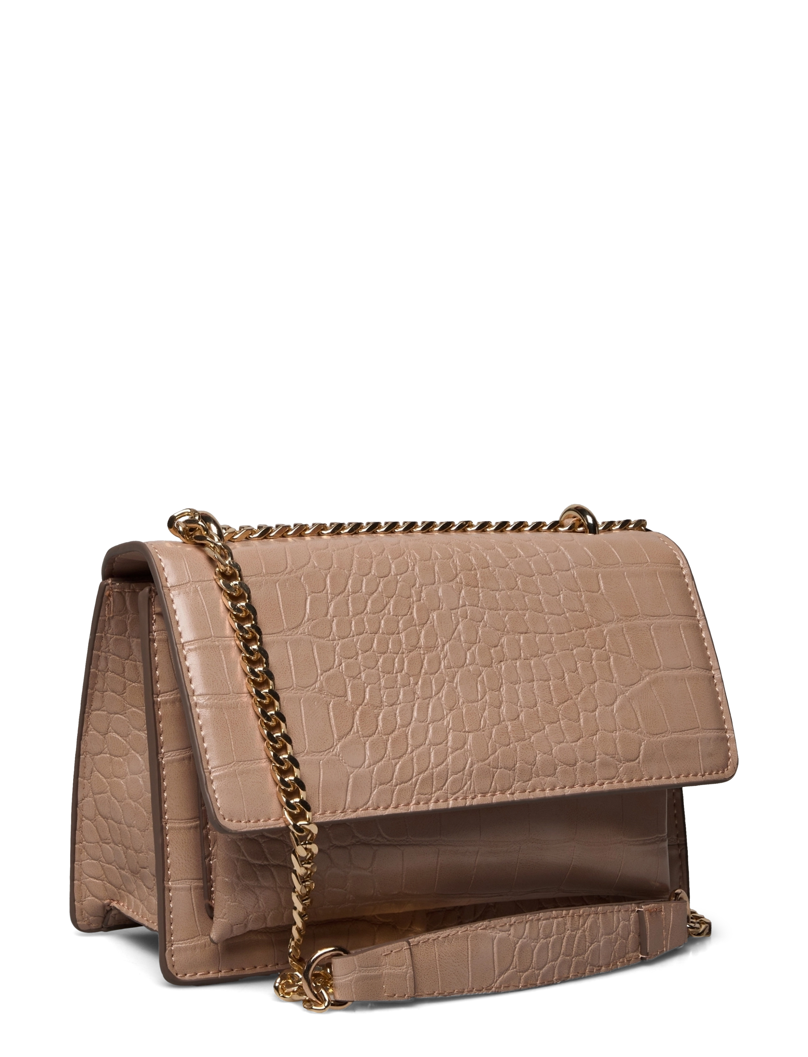 Mango - Croco crossbody bag - nude - 4