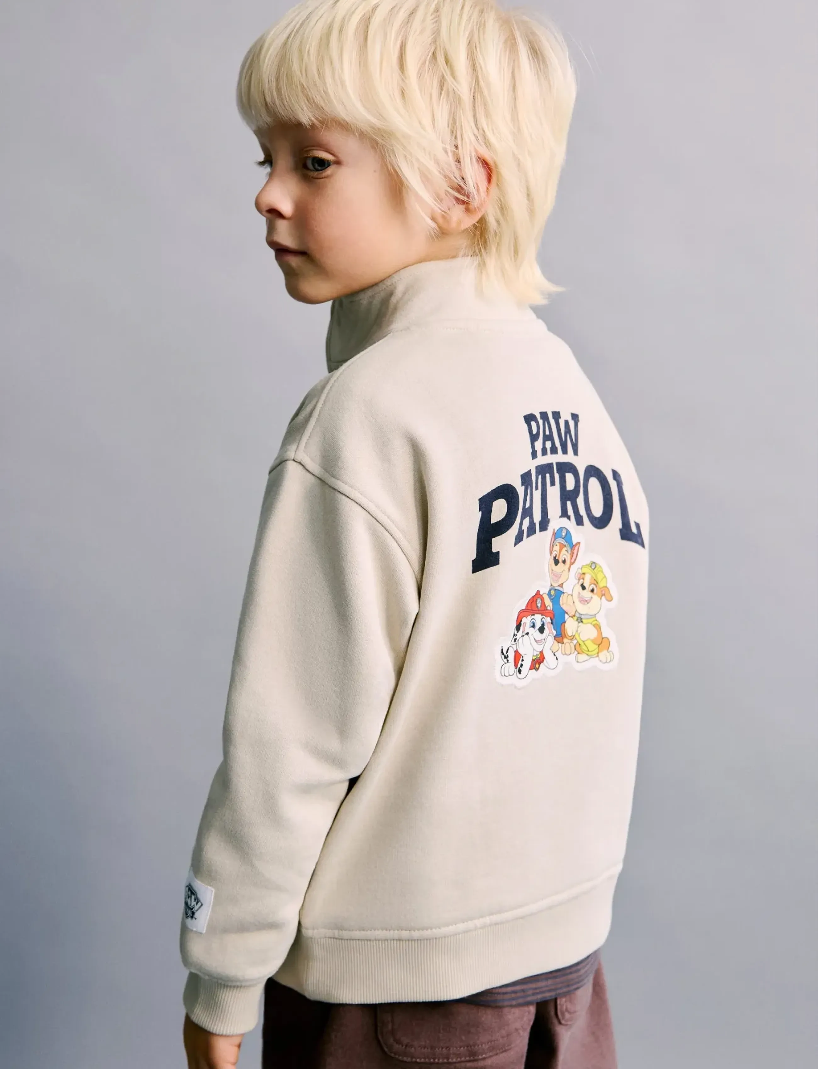 Mango Paw Patrol Sweatshirt - Mango - LT PASTEL BROWN / cream