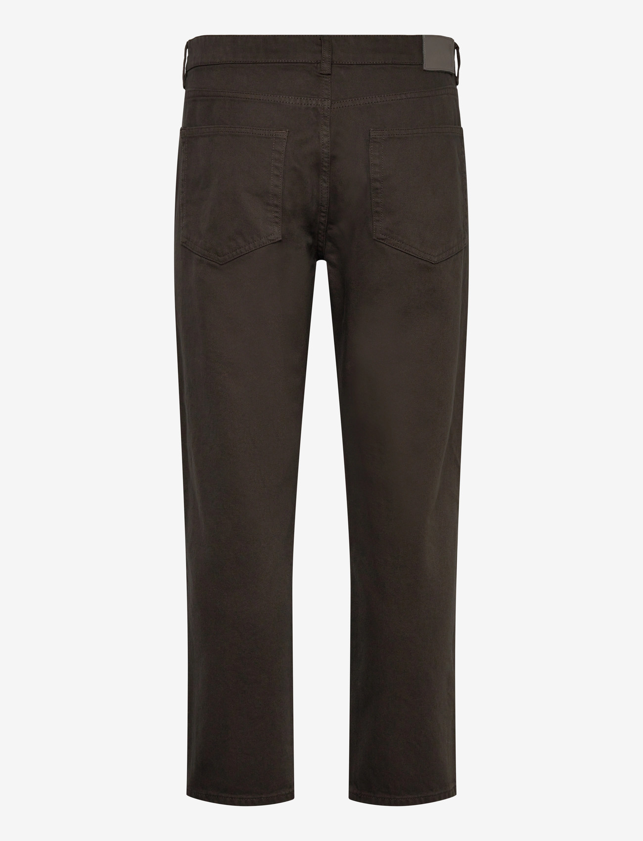 Mango - Regular fit cotton jeans - bukser & jeans - dark brown - 1