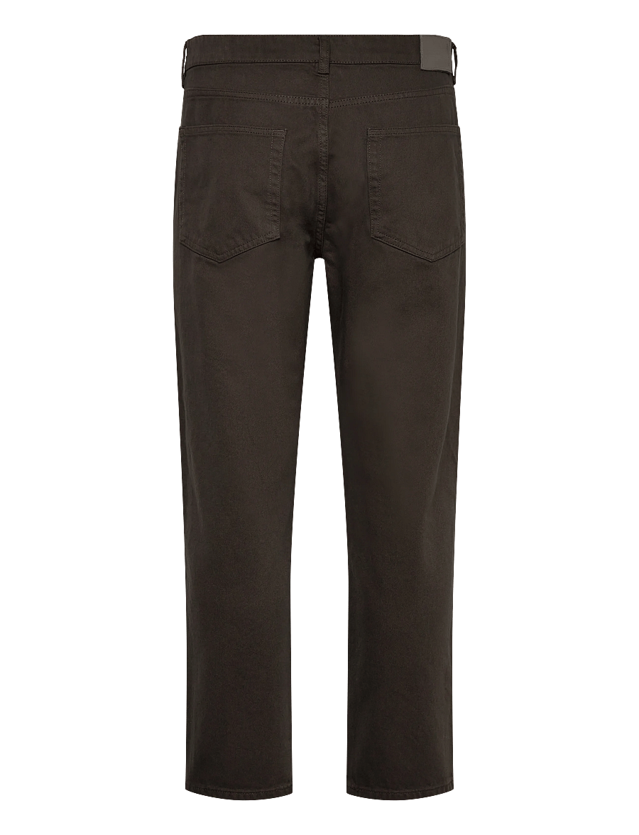 Mango - Regular fit cotton jeans - regular jeans - dark brown - 2