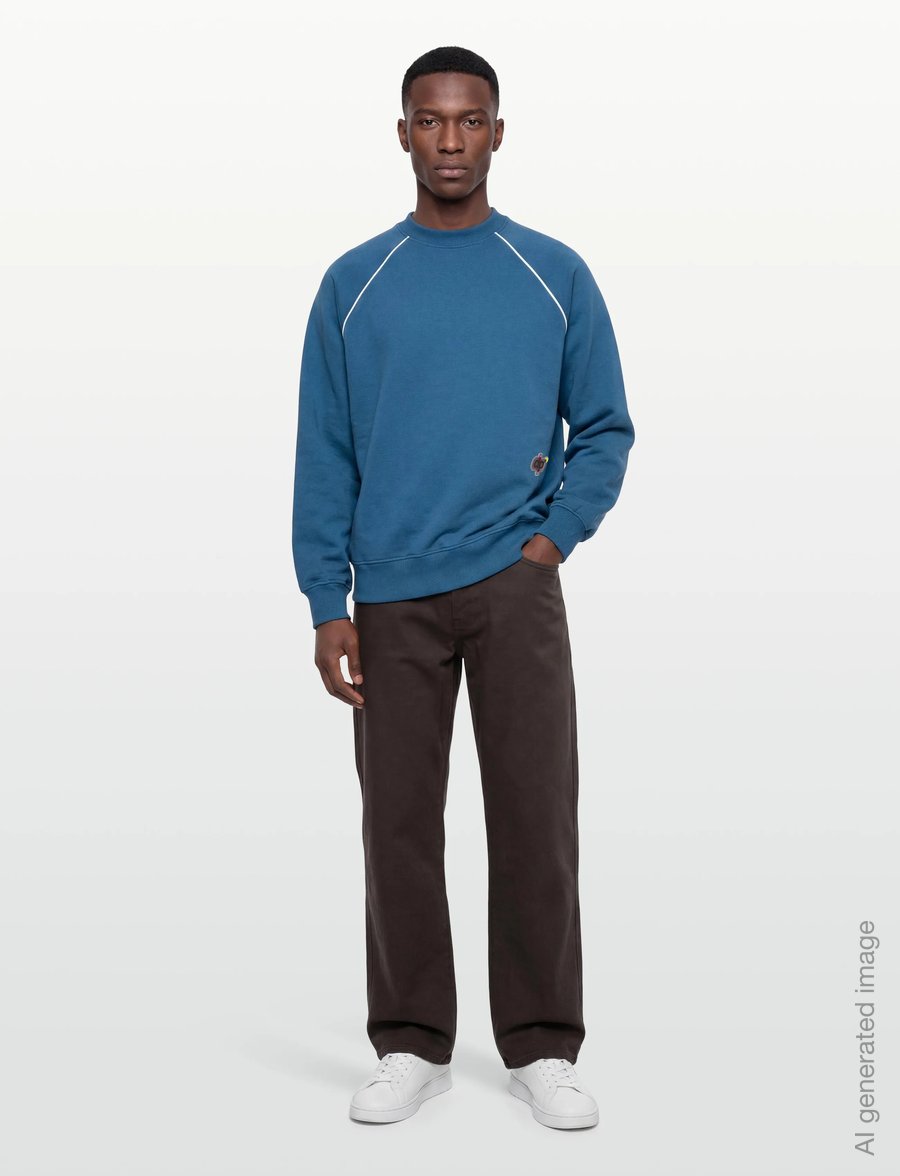 Mango - Regular fit cotton jeans - regular jeans - dark brown - 0