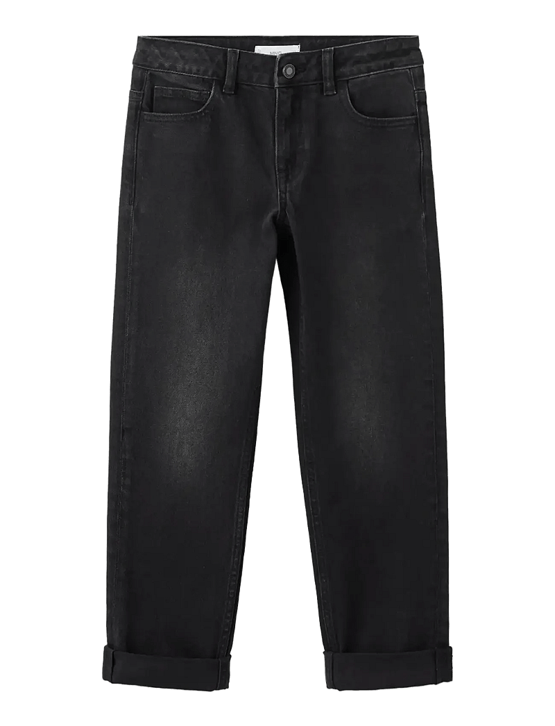 Mango - Turned-up straight jeans - regular jeans - open grey - 0