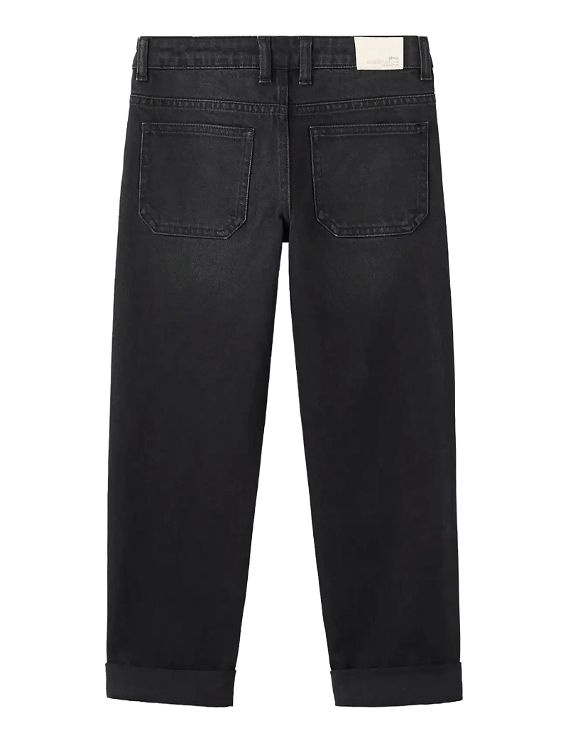 Mango - Turned-up straight jeans - regular jeans - open grey - 1