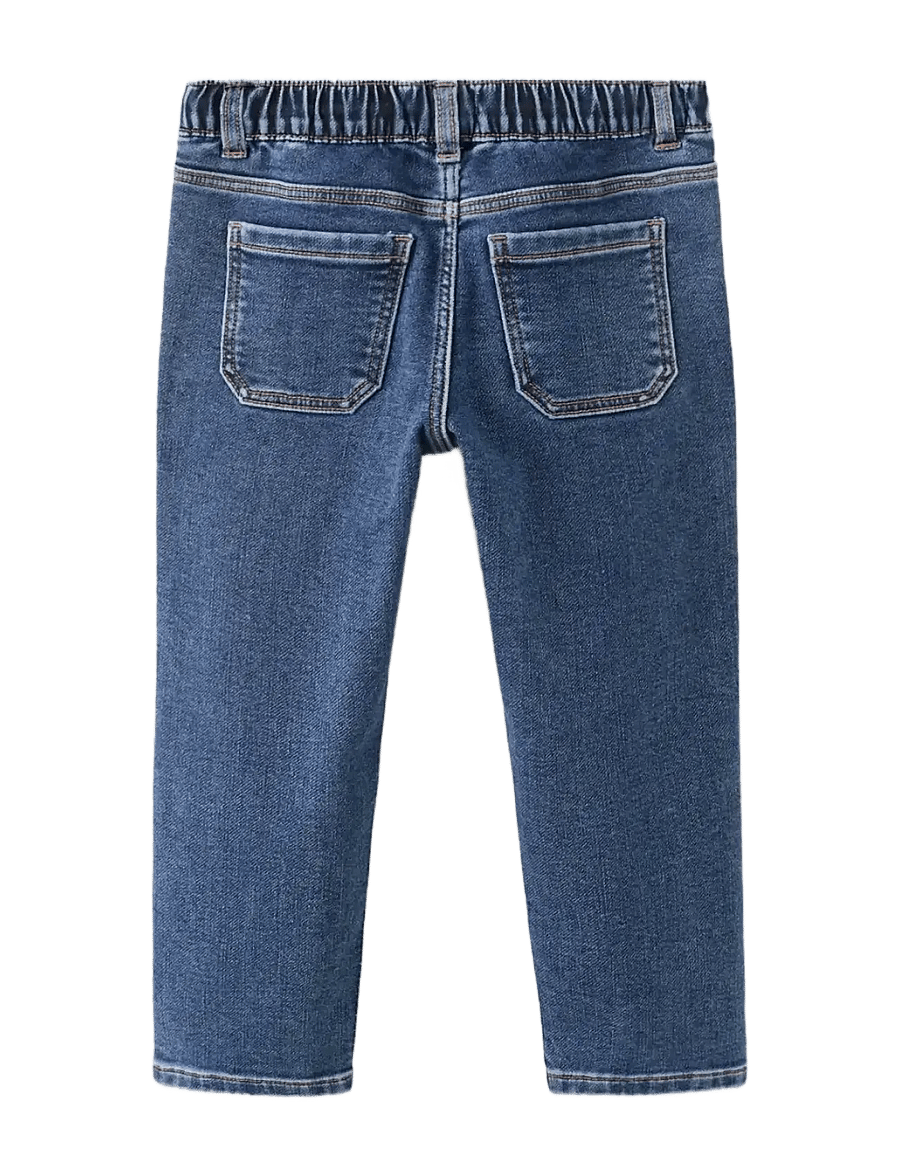 Mango - Slim fit jeans with cord drawstring - skinny jeans - open blue - 1