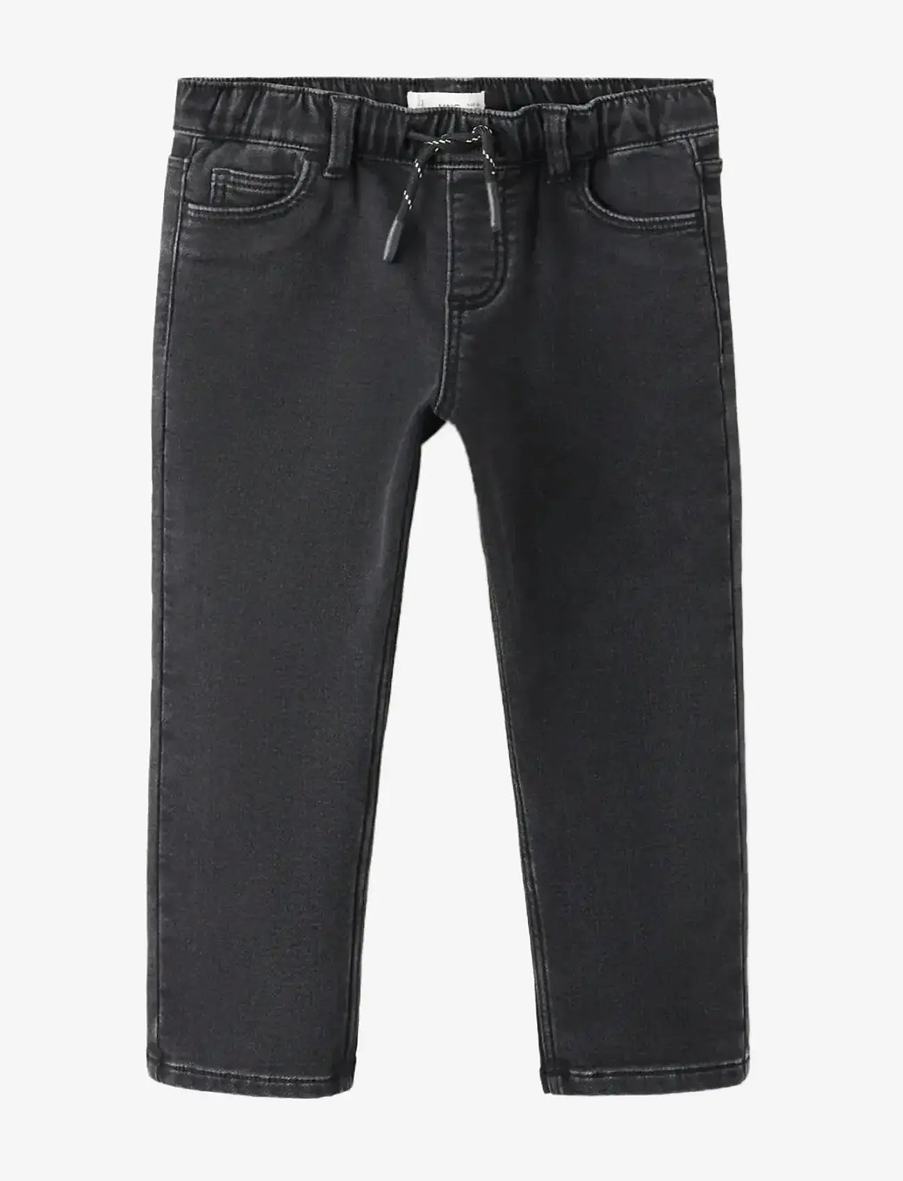 Mango - Slim fit jeans with cord drawstring - pillifarkut - open grey - 0