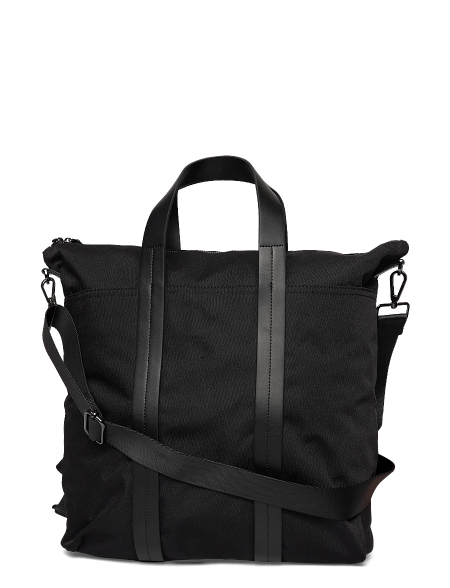 Mango - Multi-functional combined leather bag - vacation essentials - black - 0