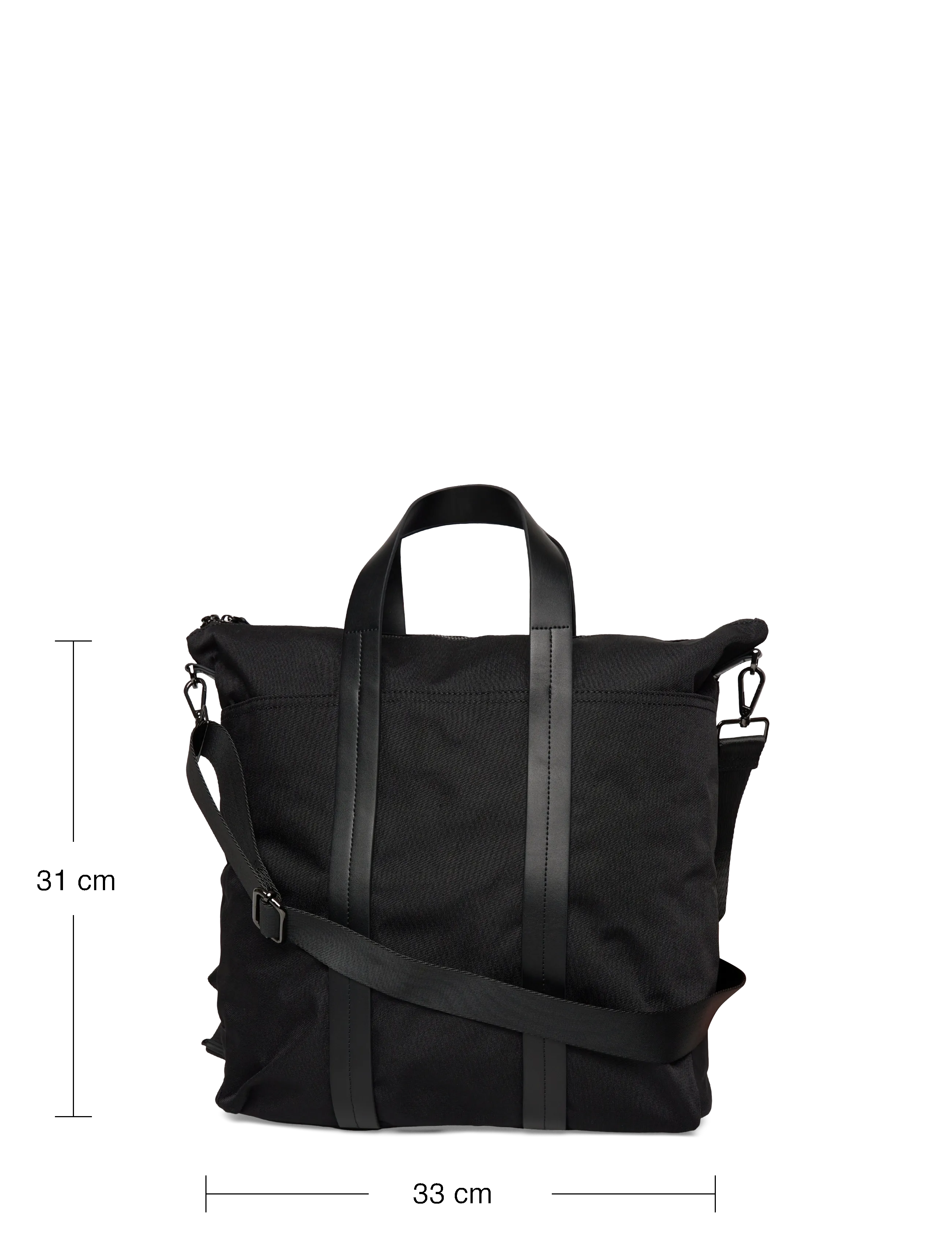 Mango - Multi-functional combined leather bag - vacation essentials - black - 3