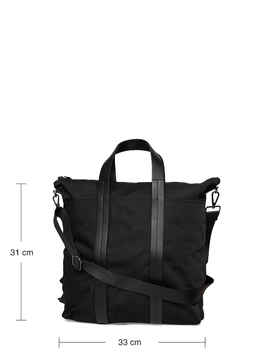 Mango - Multi-functional combined leather bag - vacation essentials - black - 3