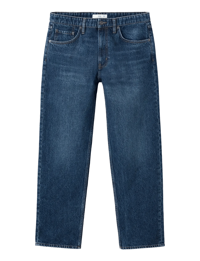 Mango - Moby straight-fit dark-wash jeans - regular jeans - open blue - 1