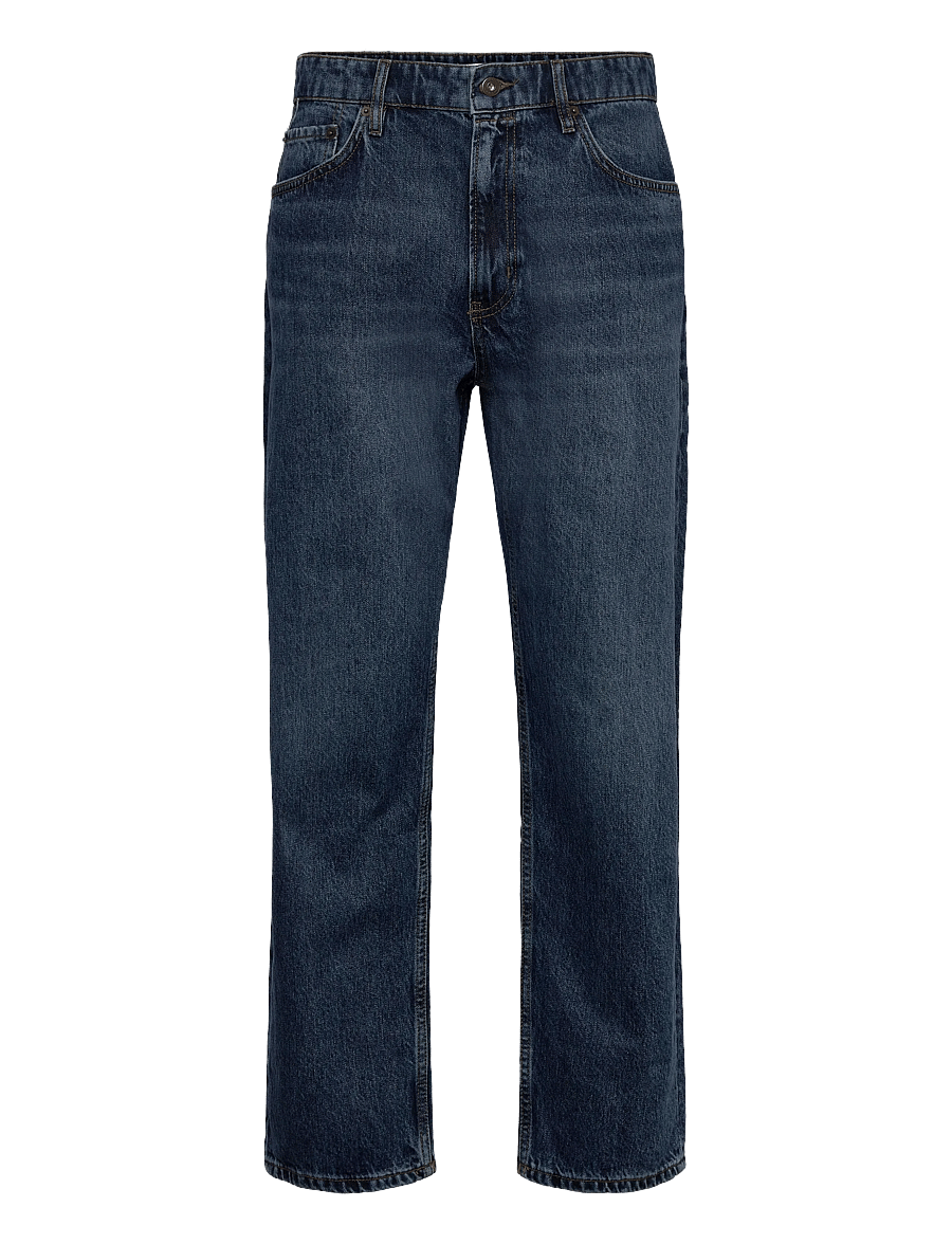 Mango - Moby straight-fit dark-wash jeans - regular jeans - open blue - 1