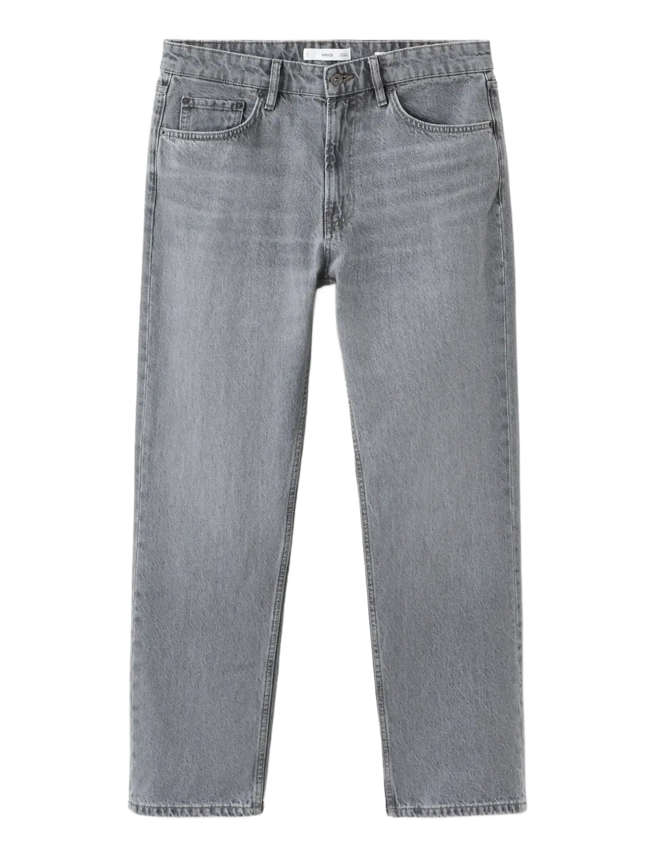 Mango Moby straight-fit jeans - Tavalised teksad - OPEN GREY / grey