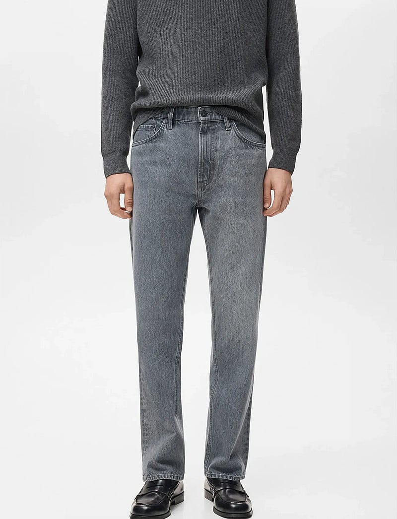 Mango - Moby straight-fit jeans - regular jeans - open grey - 0