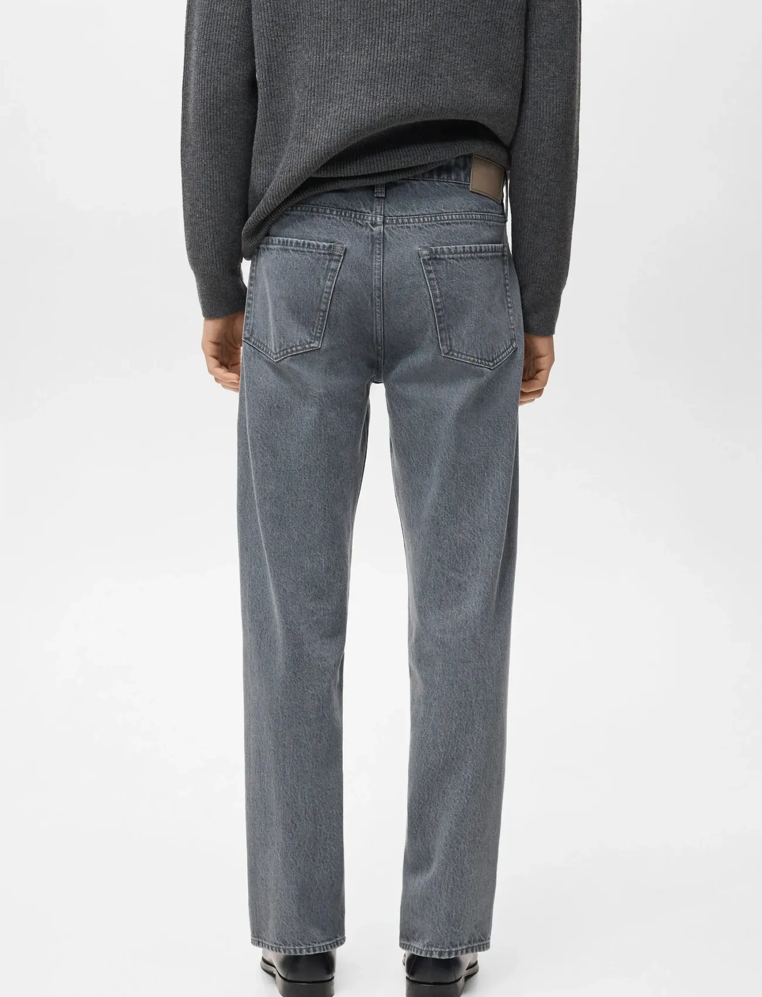 Mango - Moby straight-fit jeans - regular jeans - open grey - 3