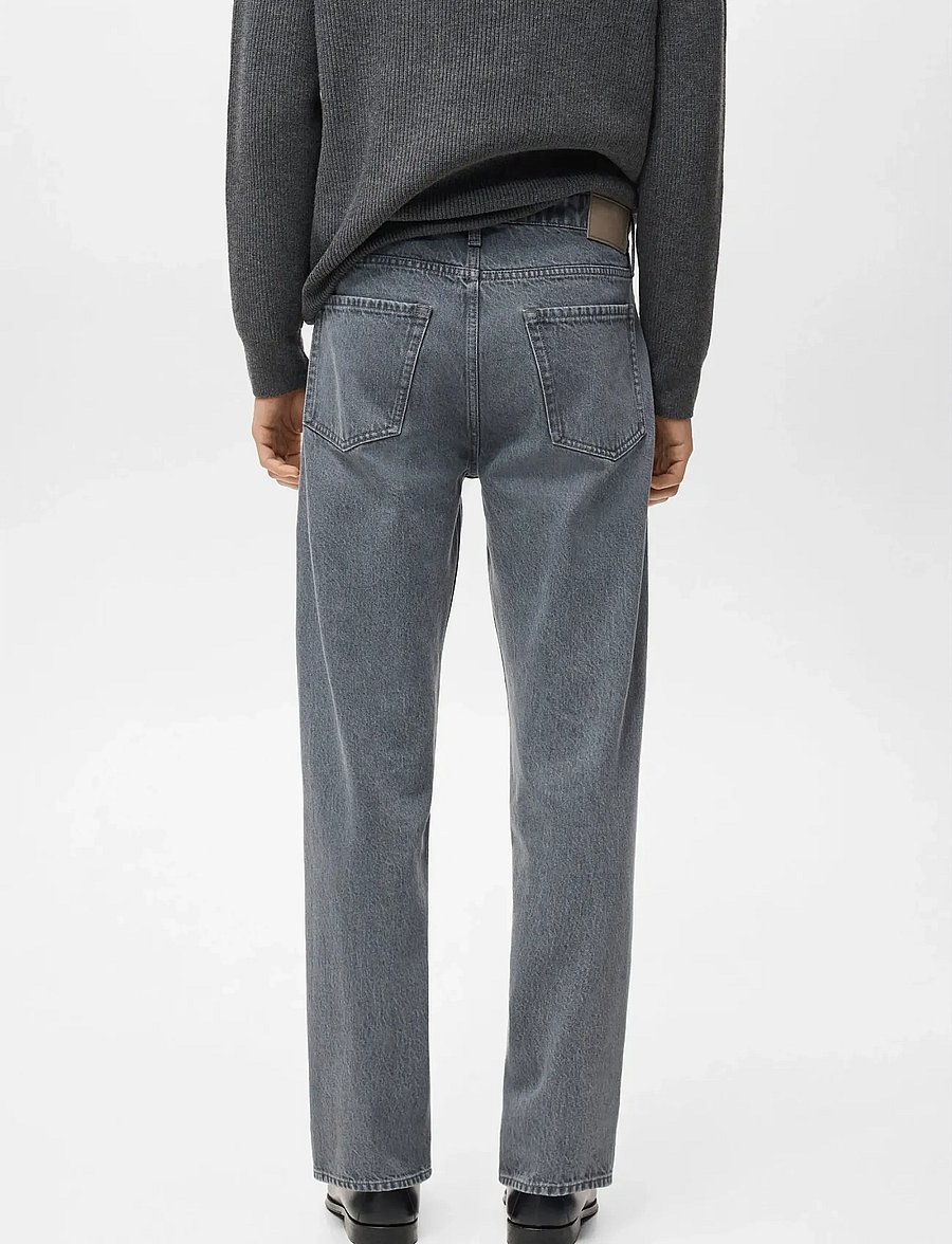 Mango - Moby straight-fit jeans - regular jeans - open grey - 3