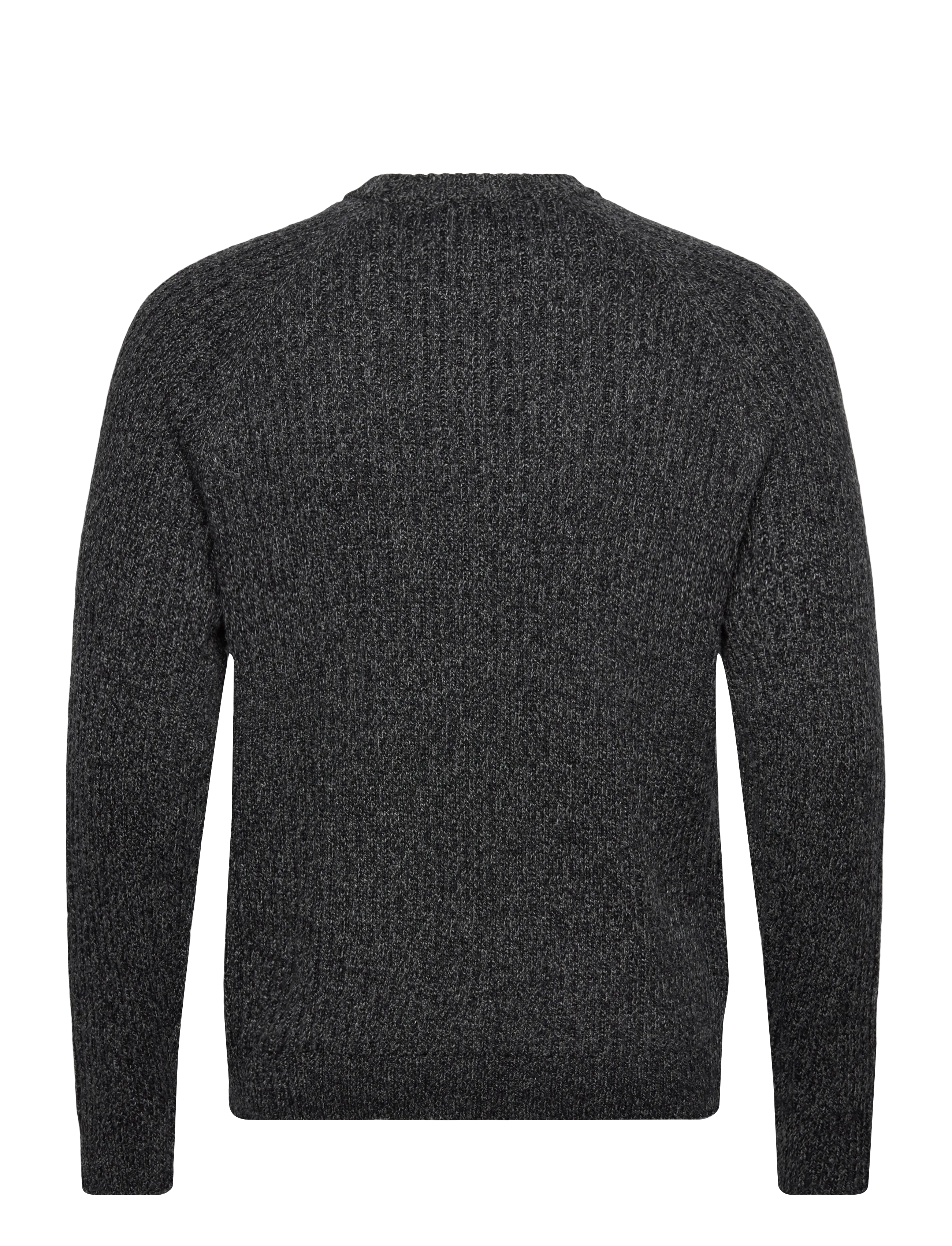 Mango - Wool-blend rib-knit sweater - basic-strickmode - dark grey - 2