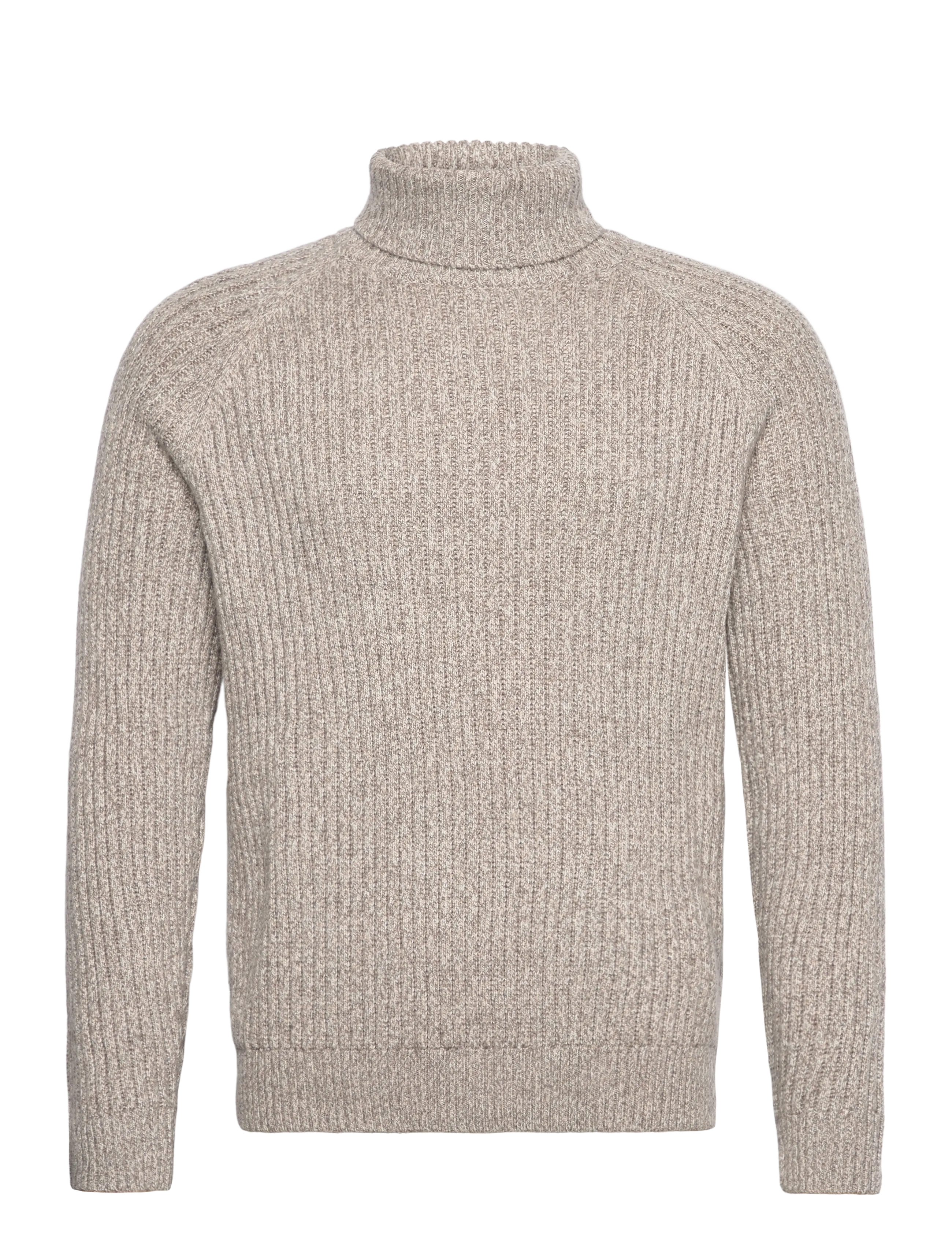 MANGO Wolle-Blend Rollkragen Pullover Grau - L - Herren
