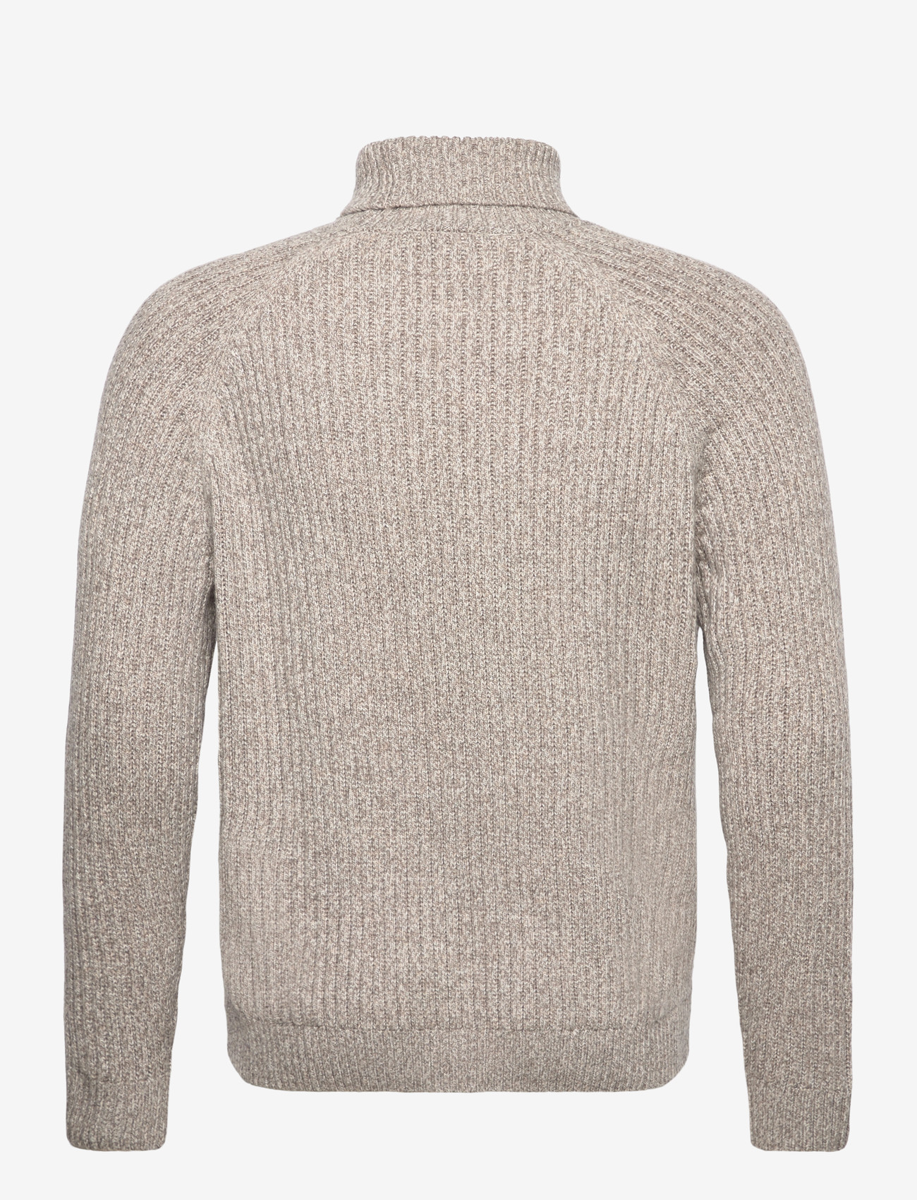 Mango - Wool-blend turtleneck sweater - rullekraver - light beige - 2
