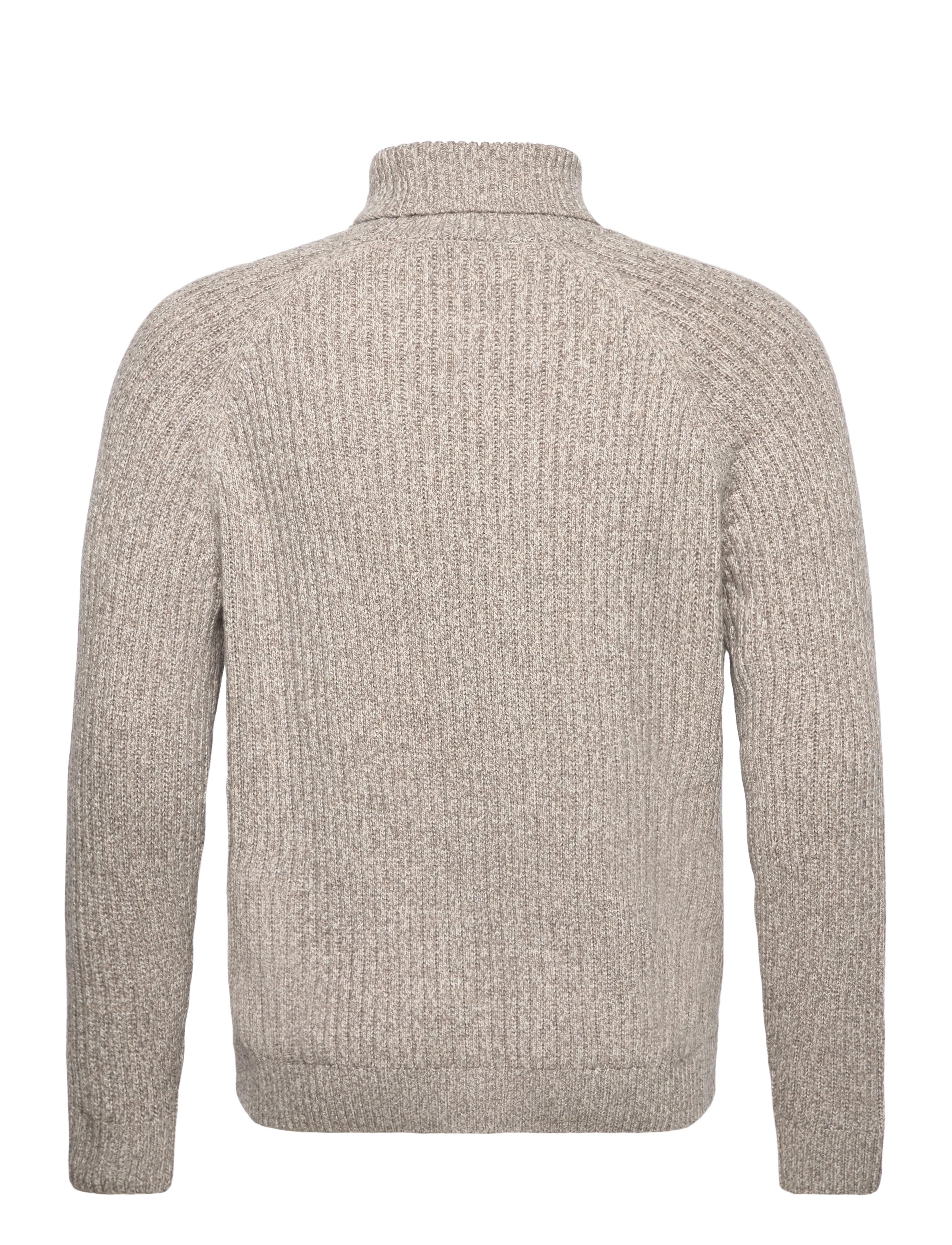 Mango - Wool-blend turtleneck sweater - megztiniai - light beige - 2
