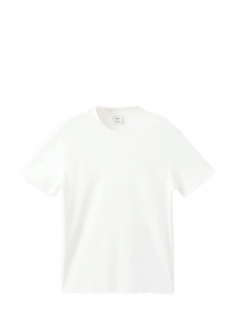 Mango - Medium weight regular fit T-shirt - kurzärmelig - natural white - 1