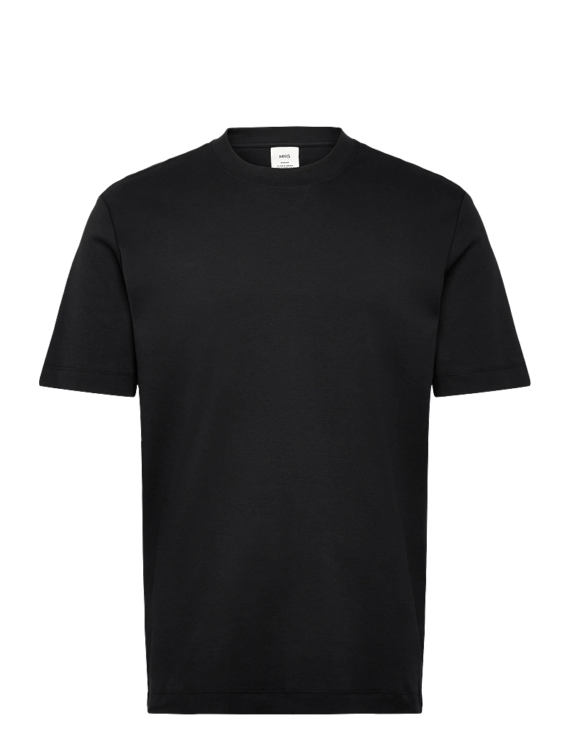 Mango - Medium weight regular fit T-shirt - kortærmede t-shirts - navy - 1