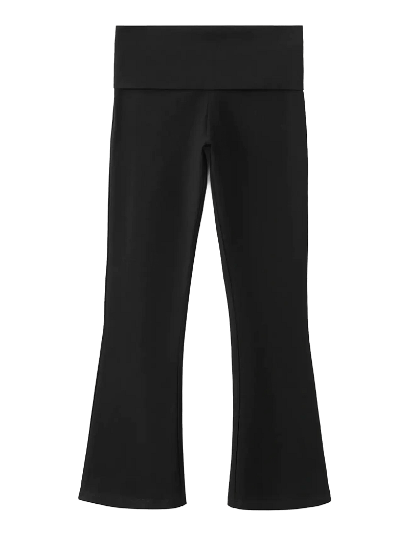 Mango - Flared leggings - trainingshosen - black - 0