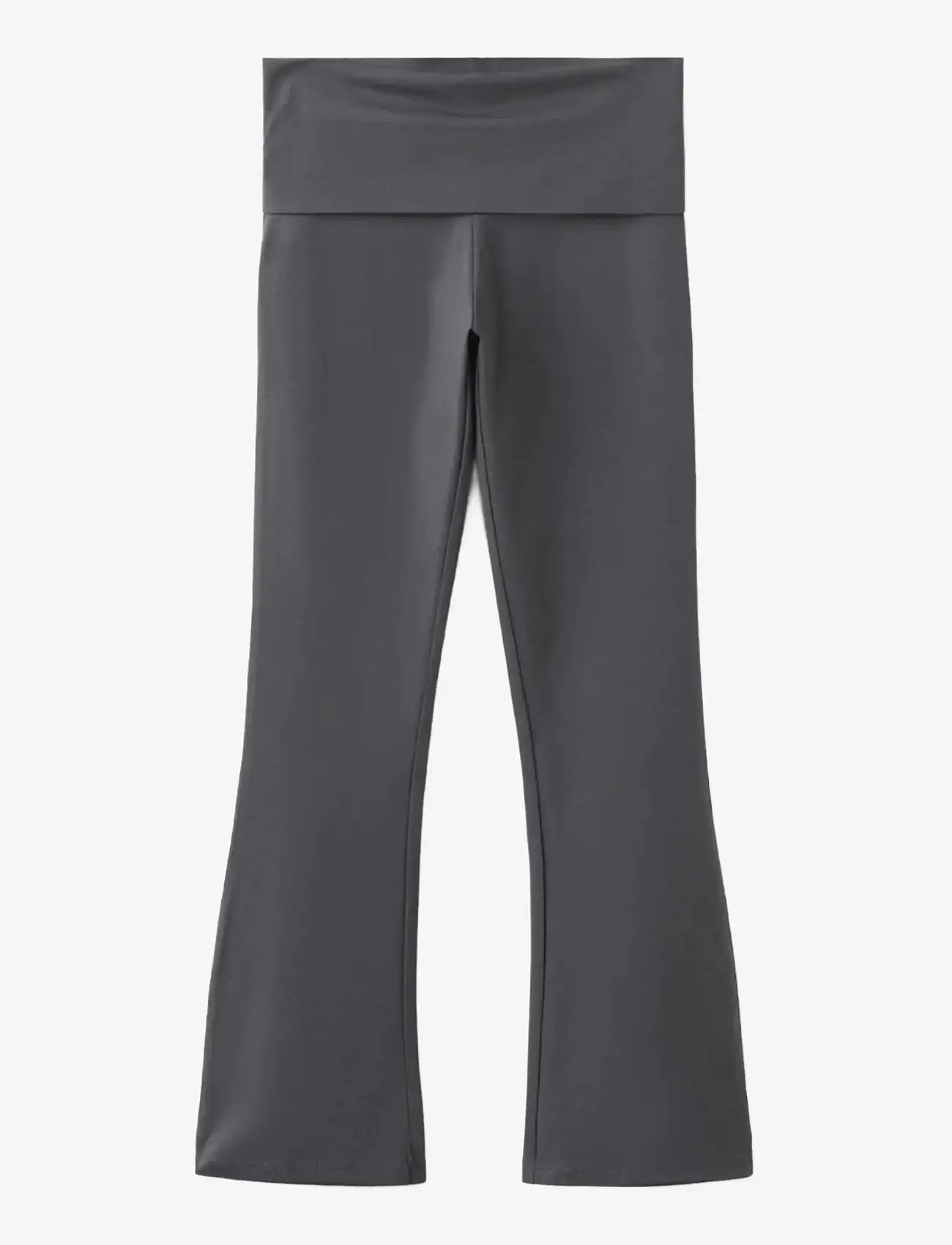 Mango - Flared leggings - trainingshosen - charcoal - 0