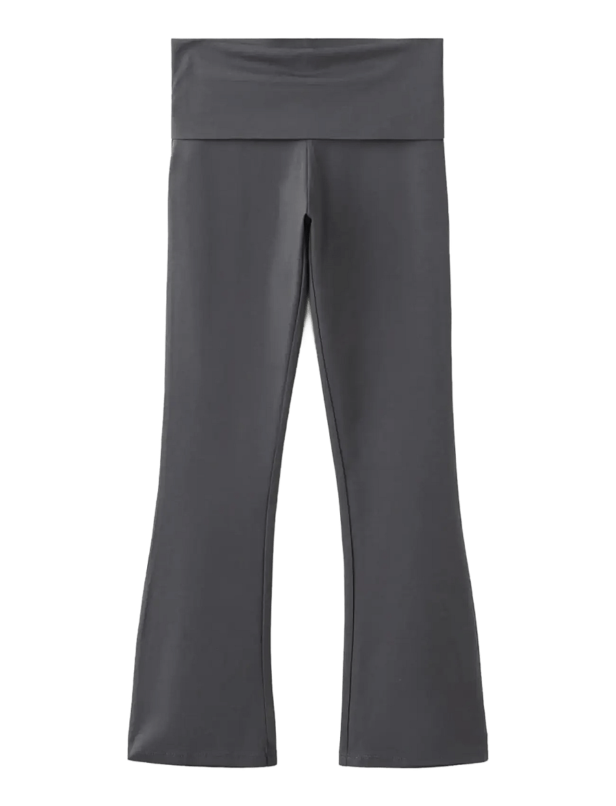 Mango - Flared leggings - joggingbukser - charcoal - 0